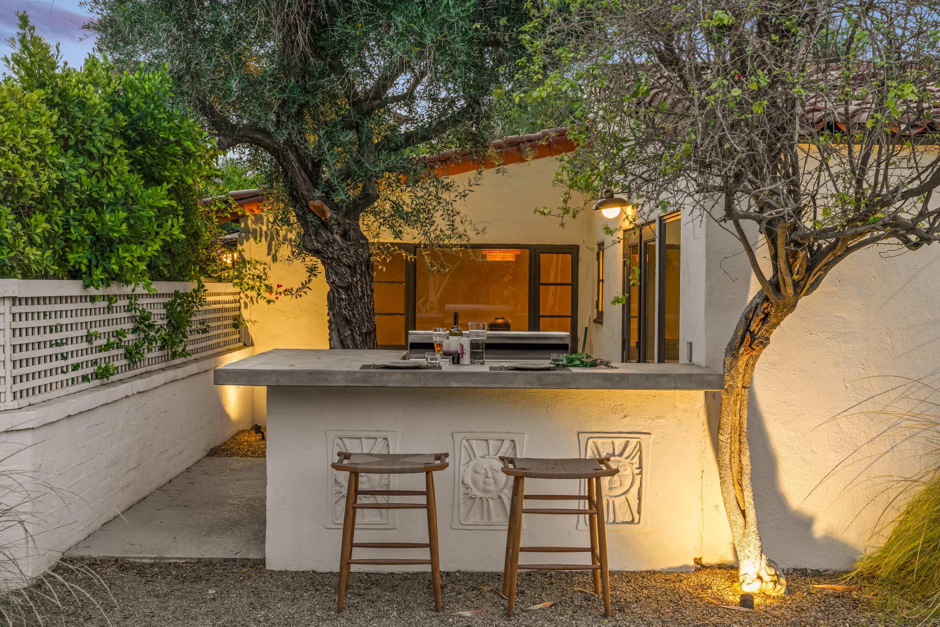 Backyard | San Simian in Palm Springs, California by Luxus Vacation Properties