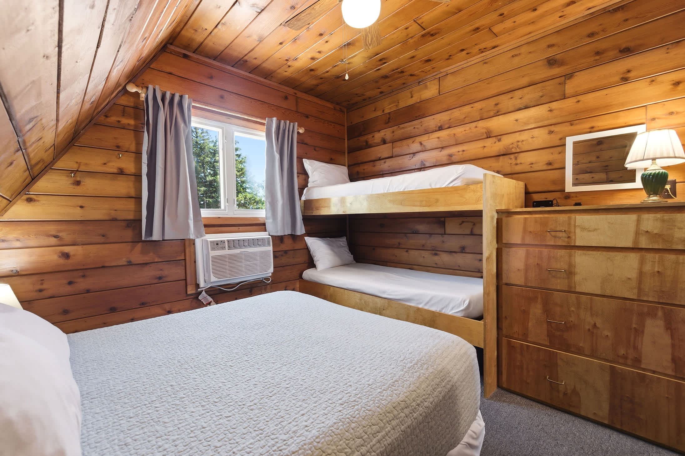 Family-friendly sleeping arrangements just steps from the beach.