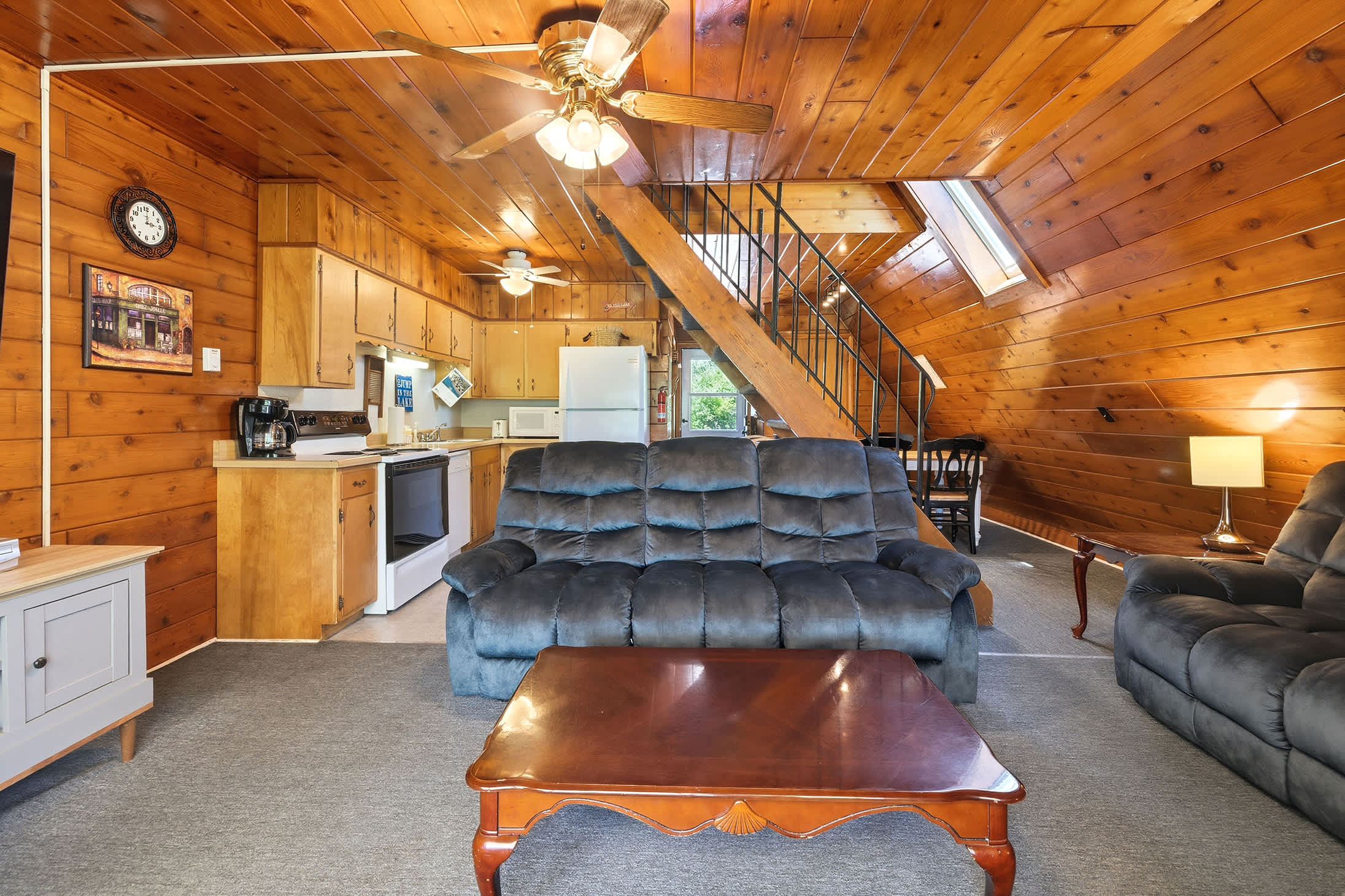 Open main floor layout makes gathering, dining, and relaxing feel effortless.