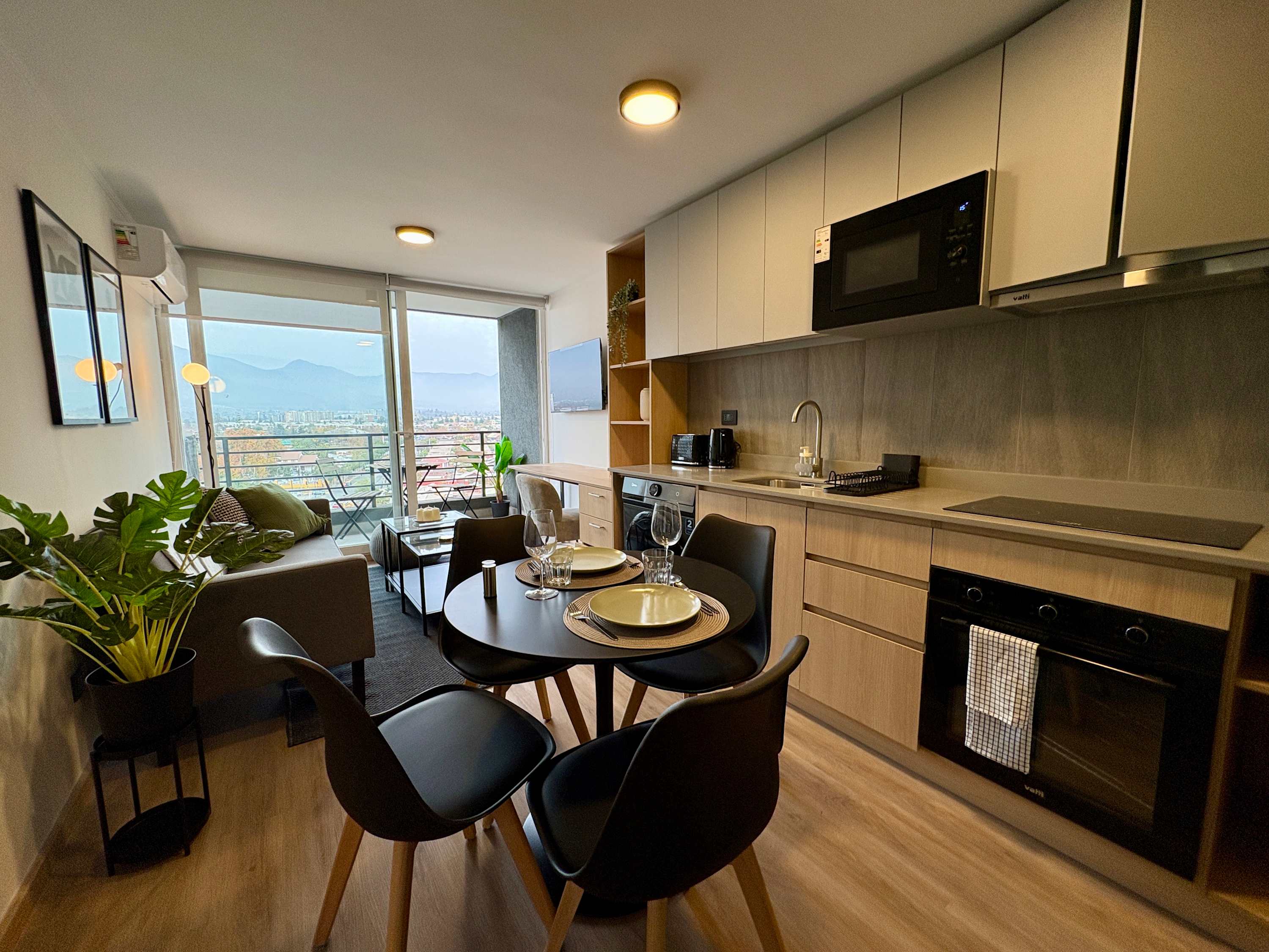 Modern Apartment Los Andes View Parking Pool