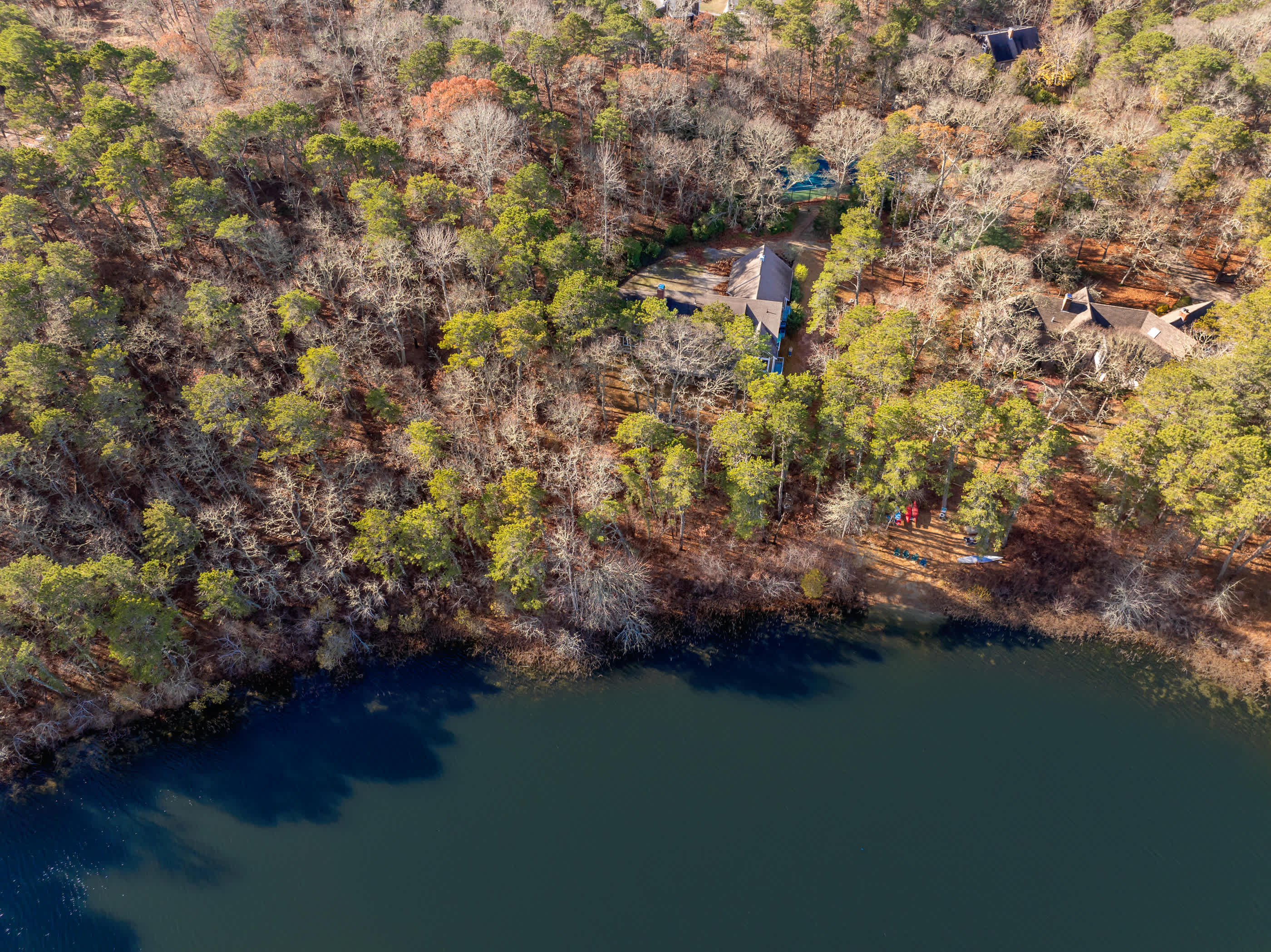 Stunning Lakefront Estate with a Private Beach Tennis Court Game Room 3