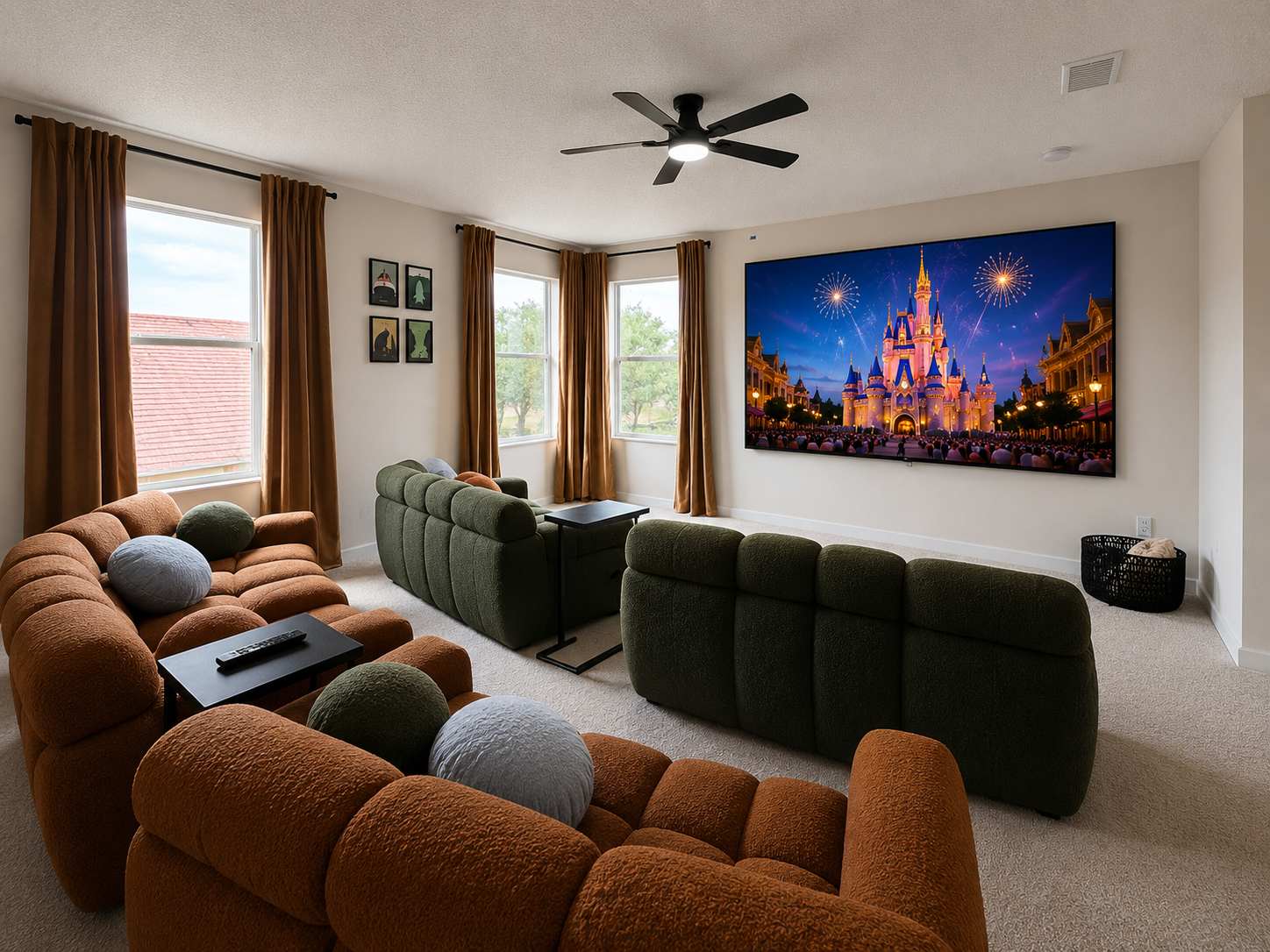Theater Room, Game Room & Family Fun close to Disney