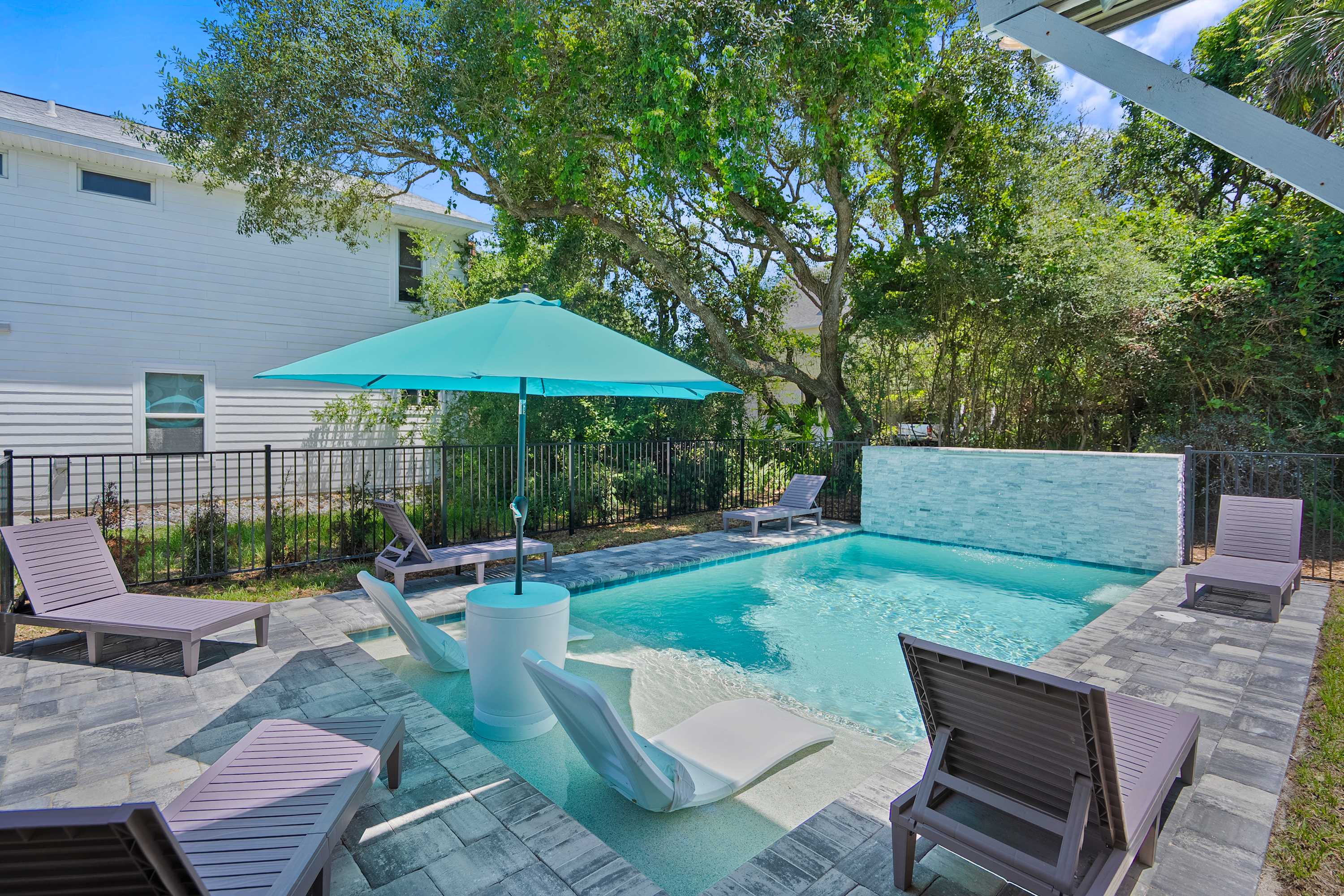 Heated Pool, Waterfall, Fire Pit, By the Beach