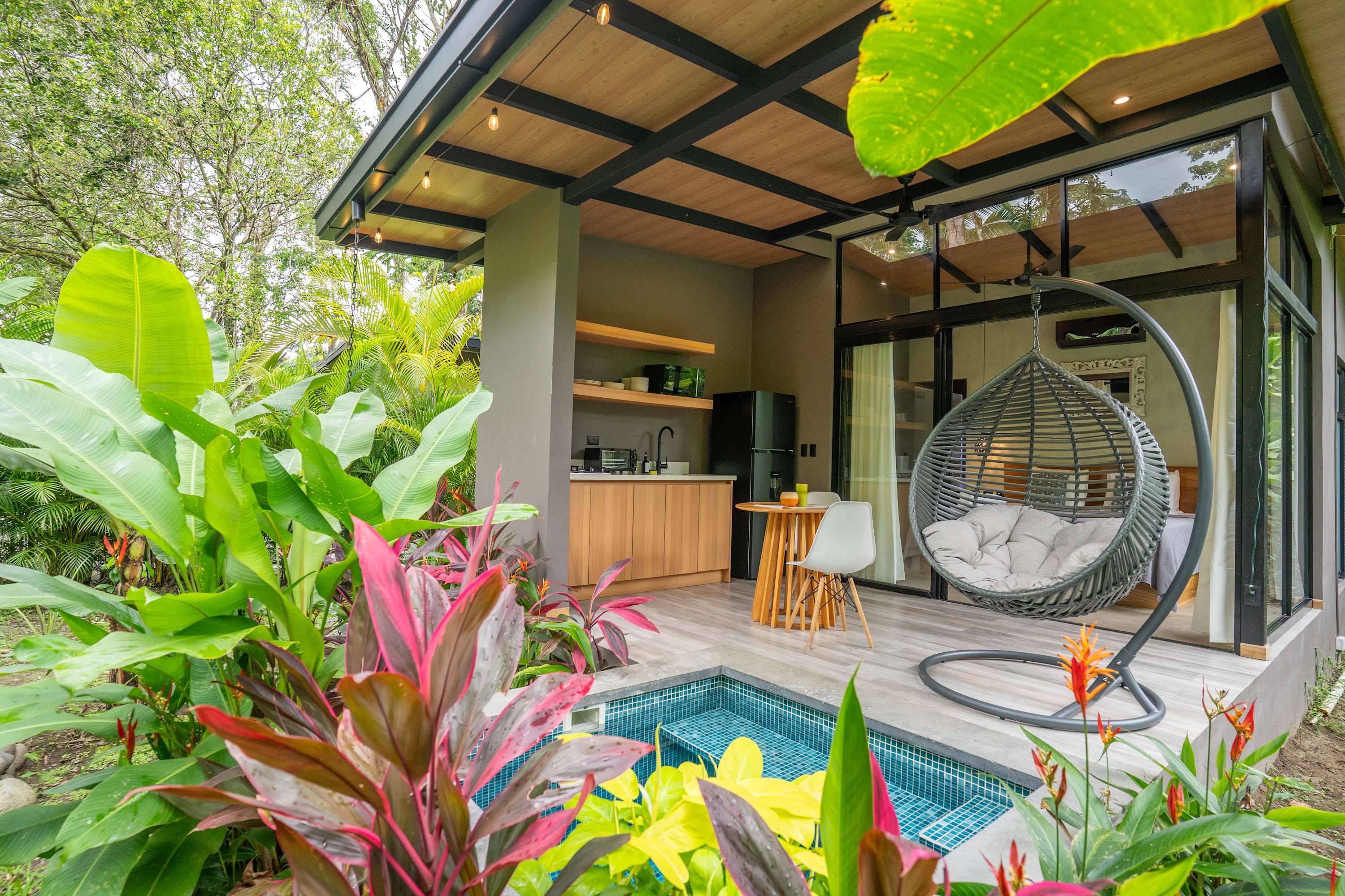 Mira Bungalow, aire acondicionado y piscina privada cerca de Arrecife