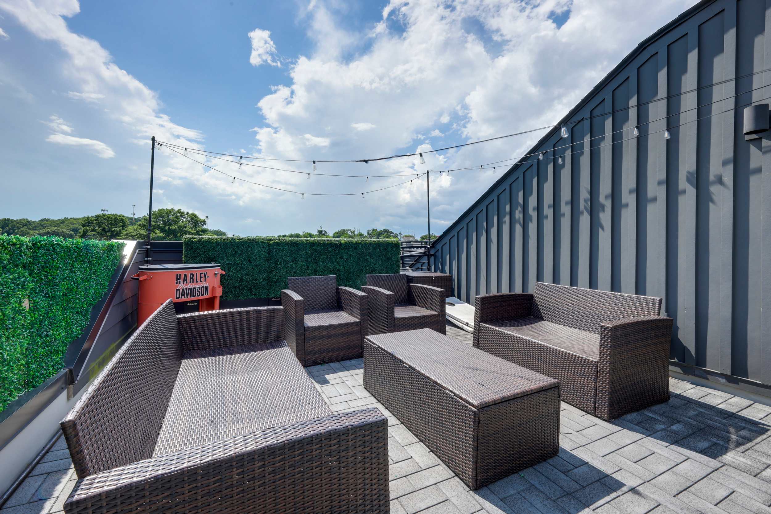 Sunset Roof Deck · Garage Lounge · East Nashville