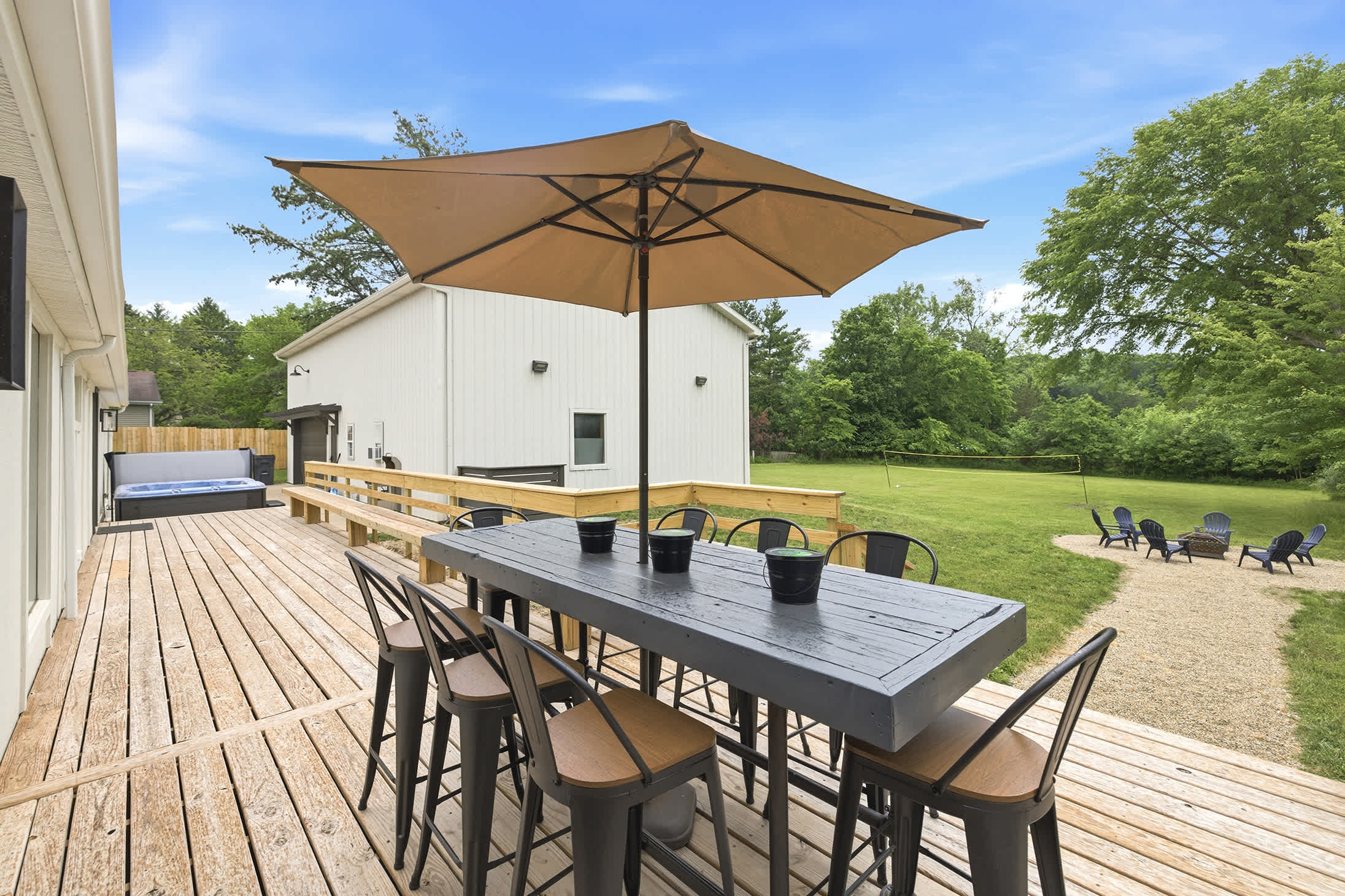 Outdoor living at its best: dine, play, and unwind without leaving home.