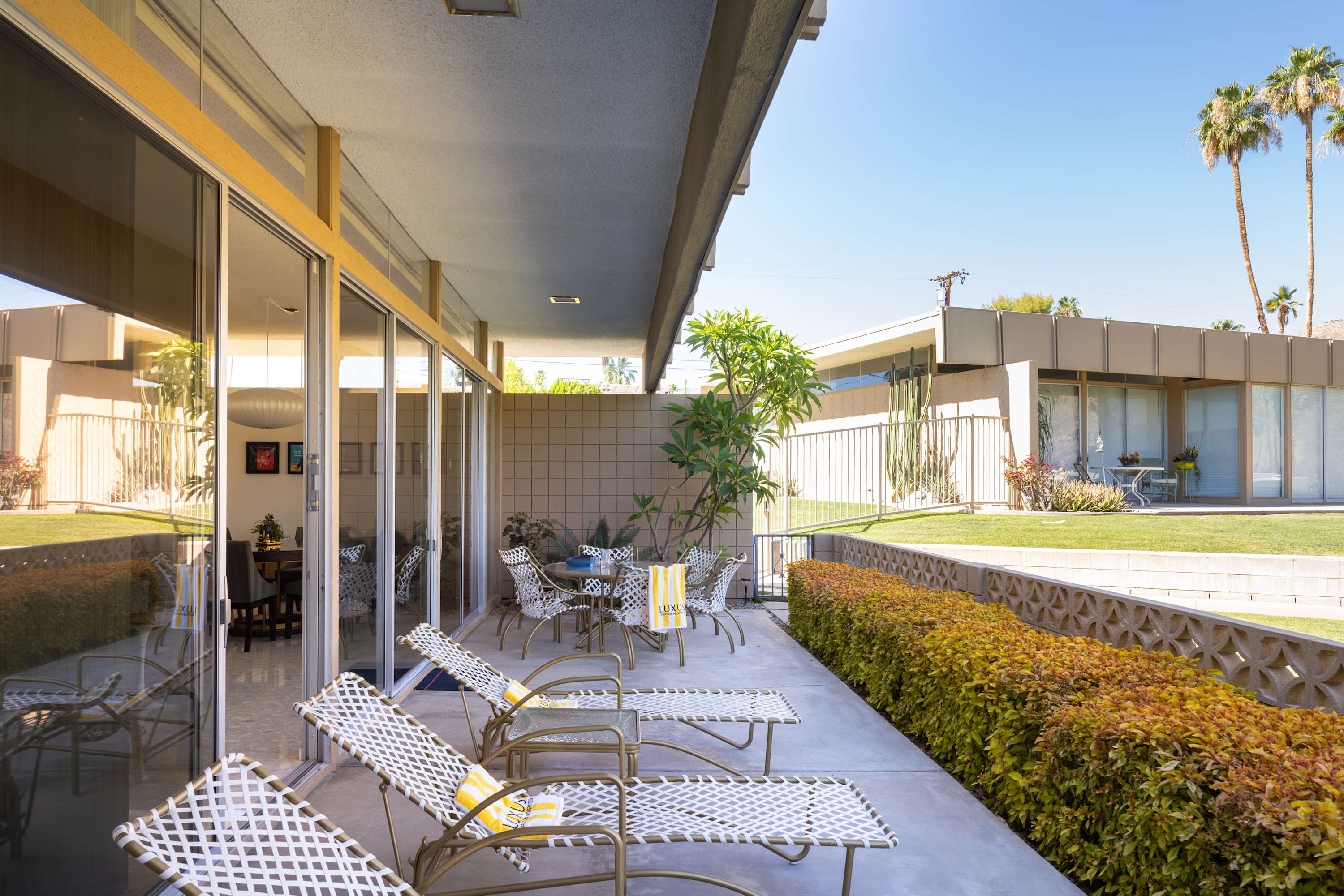 Patio | Sandpiper Empress in Palm Desert, California by Luxus Vacation Properties
