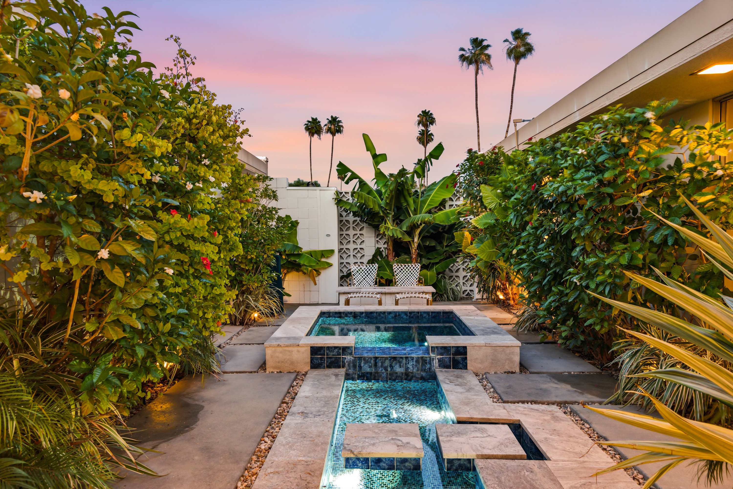 Private Atrium Spa | Sandpiper Empress in Palm Desert, California by Luxus Vacation Properties