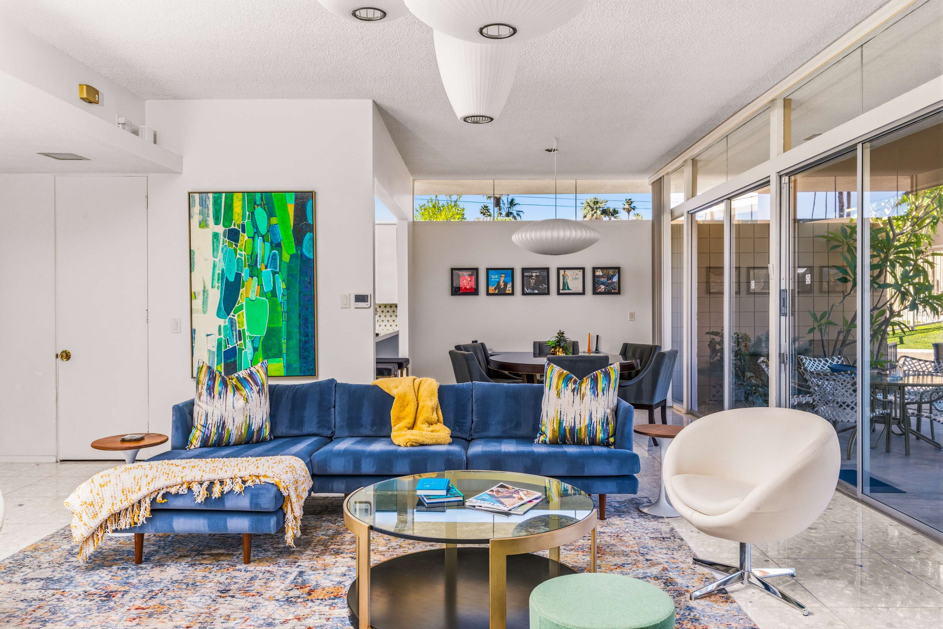 Living Room | Sandpiper Empress in Palm Desert, California by Luxus Vacation Properties