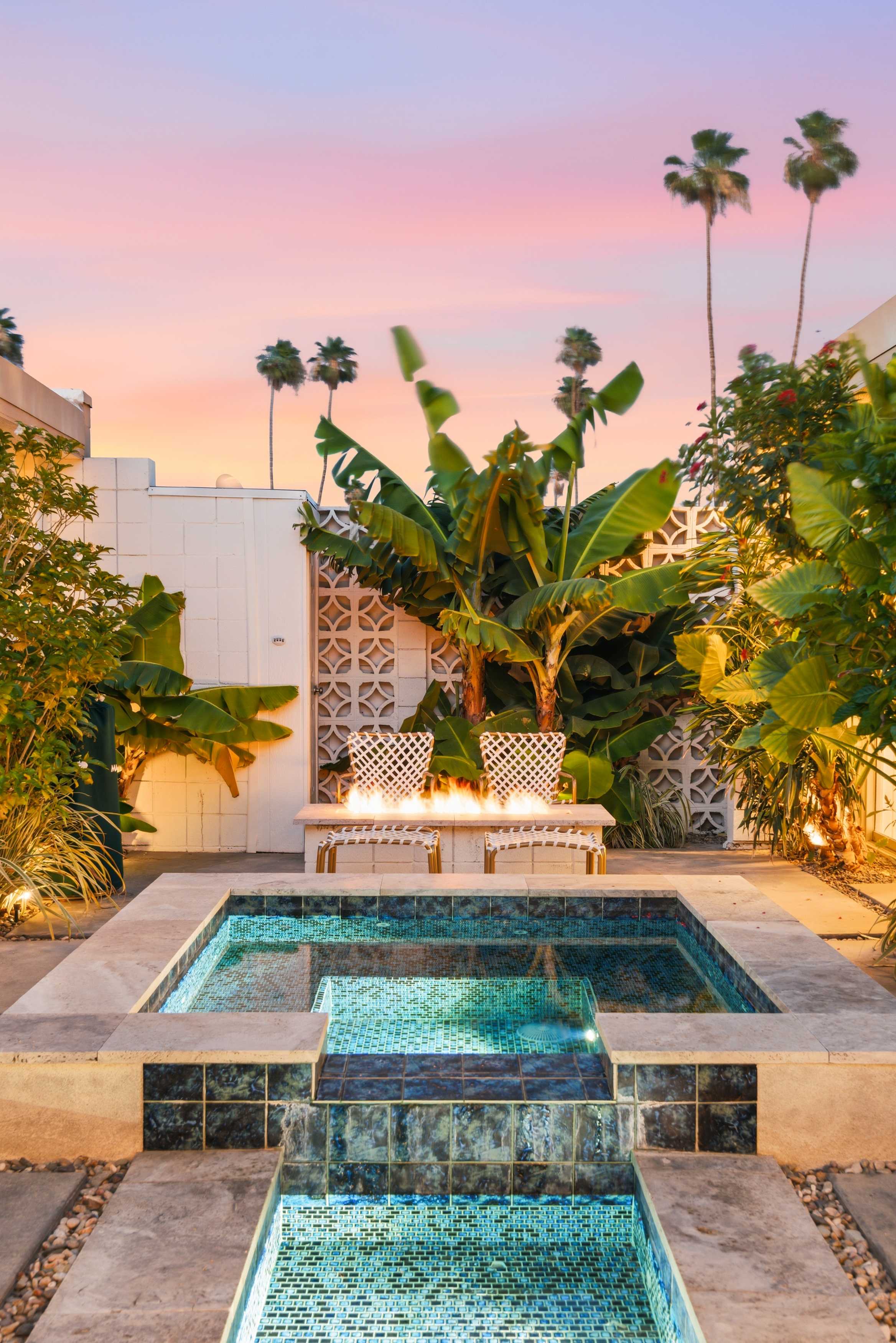 Private Atrium Spa | Sandpiper Empress in Palm Desert, California by Luxus Vacation Properties