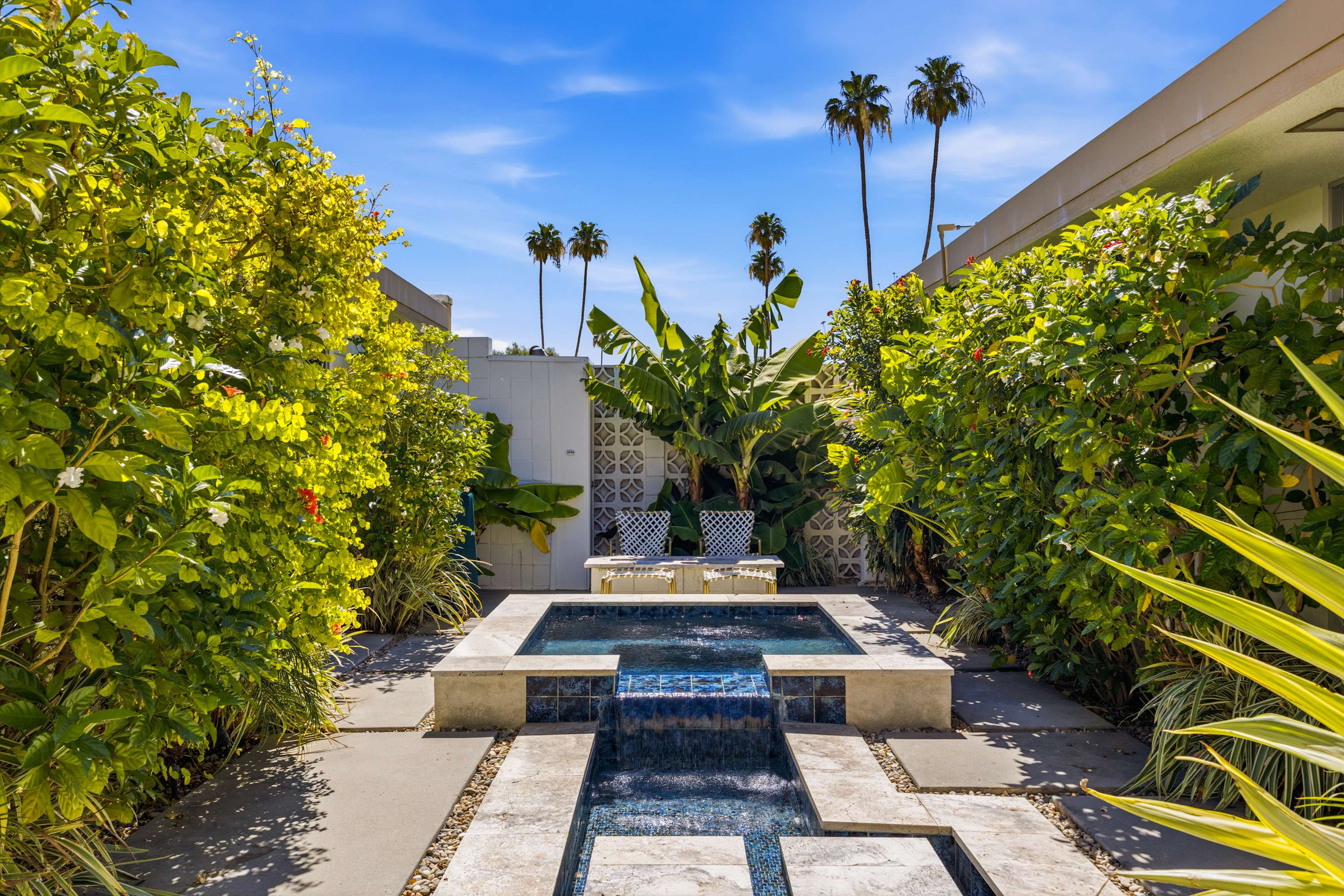 Private Atrium Spa | Sandpiper Empress in Palm Desert, California by Luxus Vacation Properties
