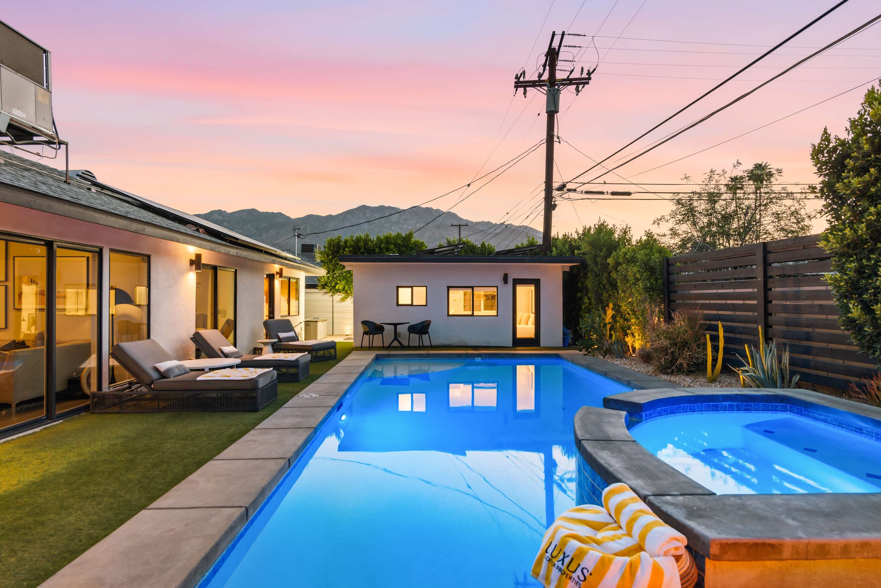 Pool | Desert Charmer in Palm Springs, California by Luxus Vacation Properties