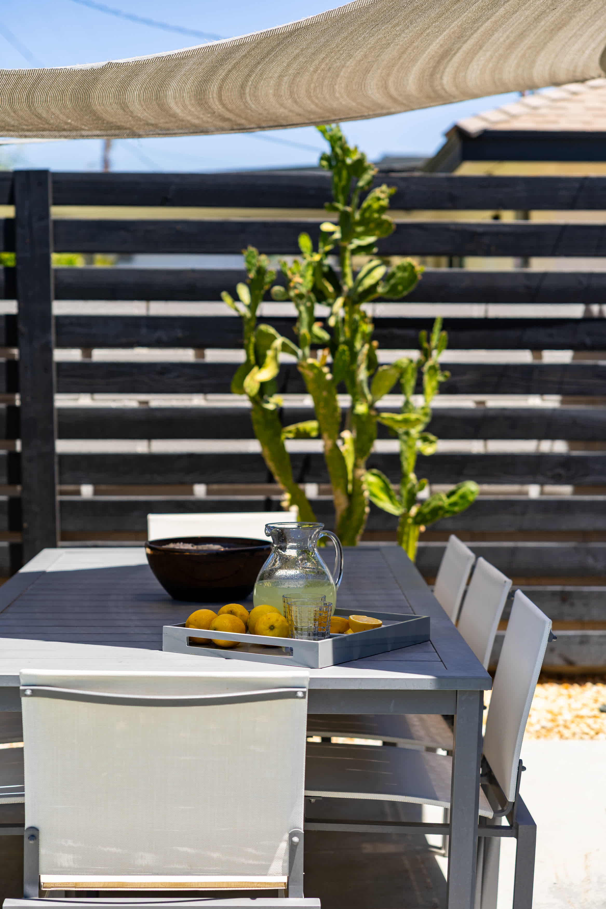 Patio | Desert Charmer in Palm Springs, California by Luxus Vacation Properties