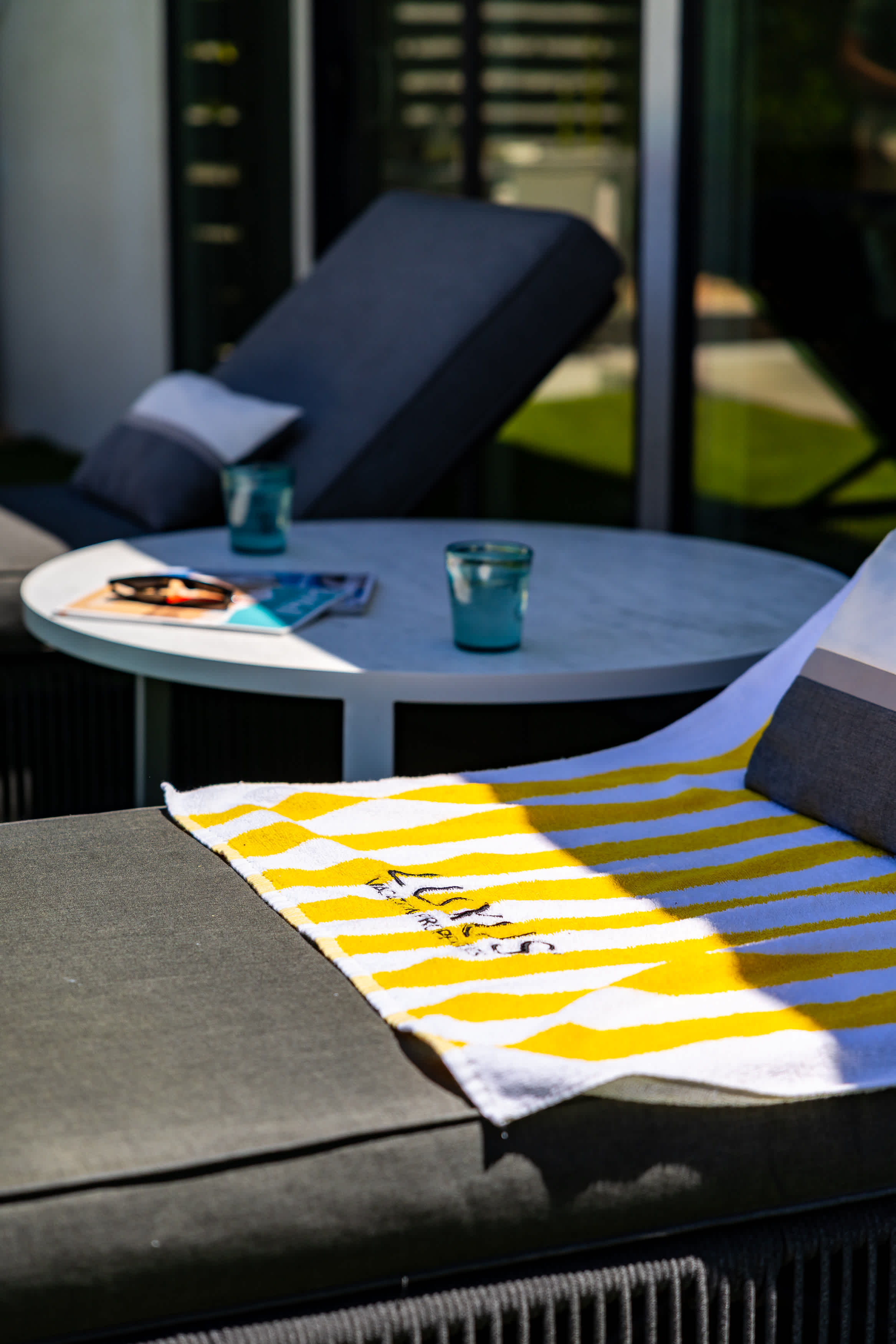 Patio | Desert Charmer in Palm Springs, California by Luxus Vacation Properties
