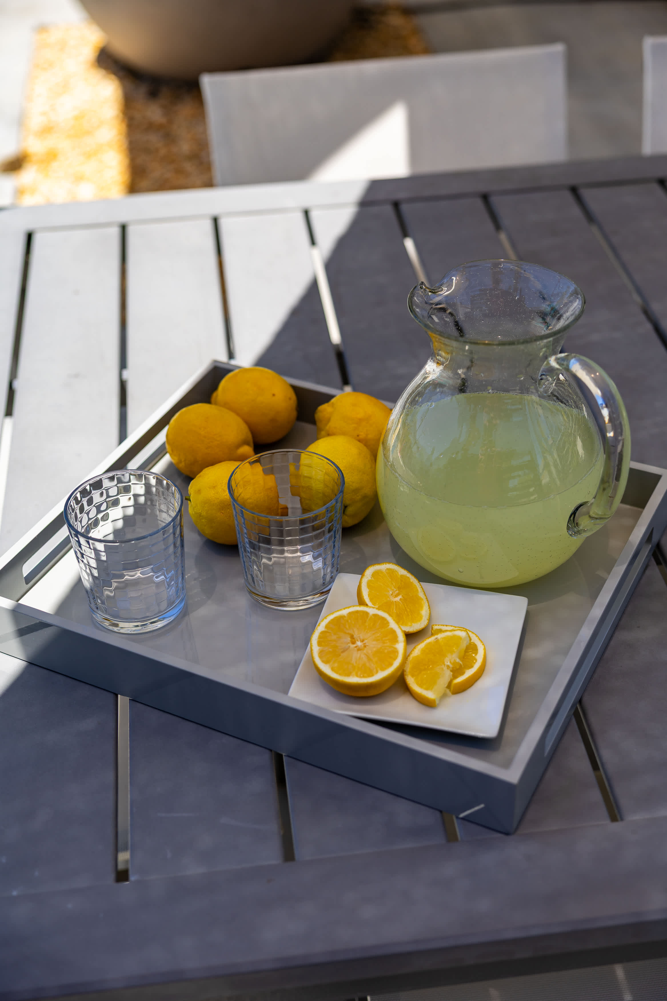 Patio | Desert Charmer in Palm Springs, California by Luxus Vacation Properties