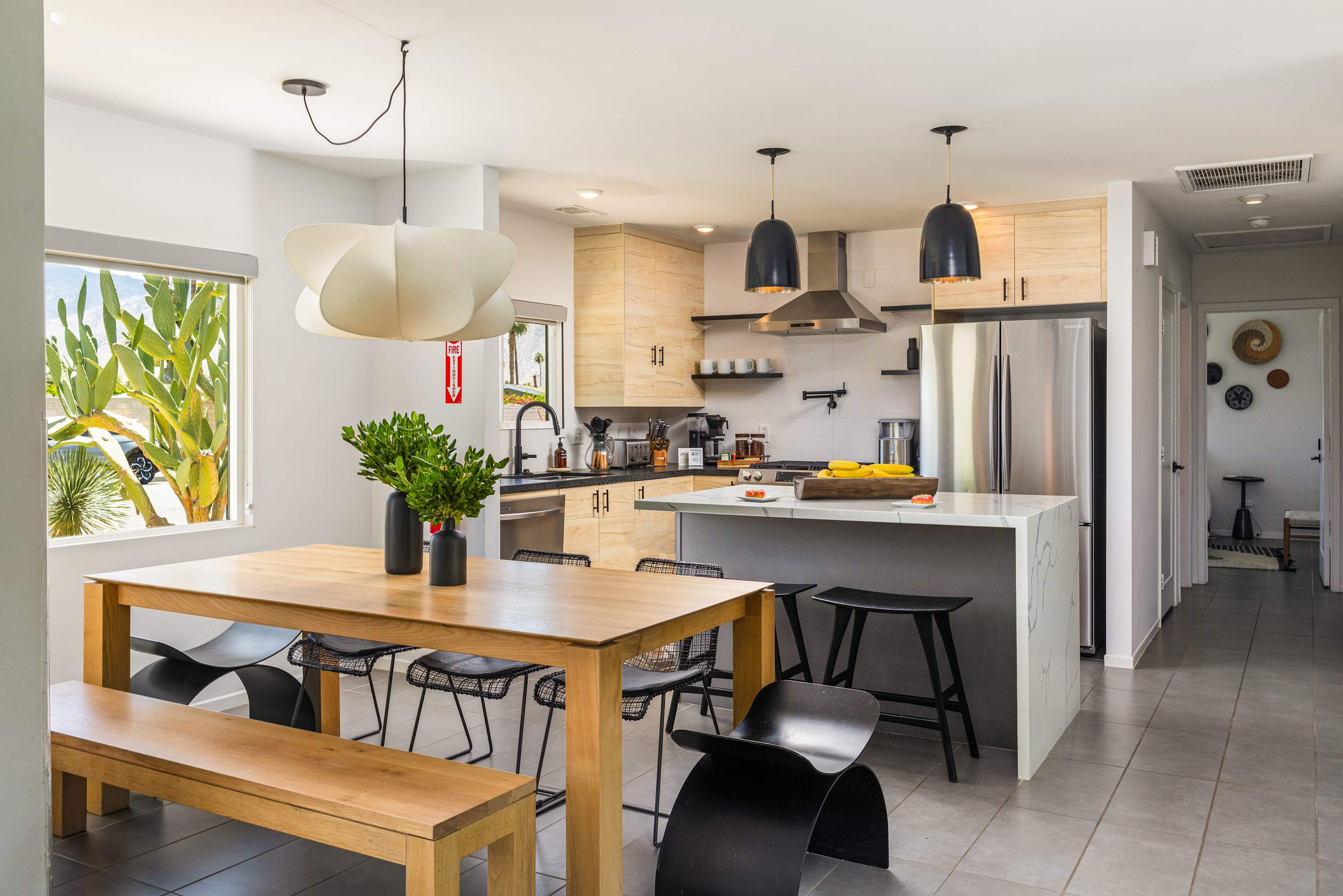 Kitchen | Desert Charmer in Palm Springs, California by Luxus Vacation Properties
