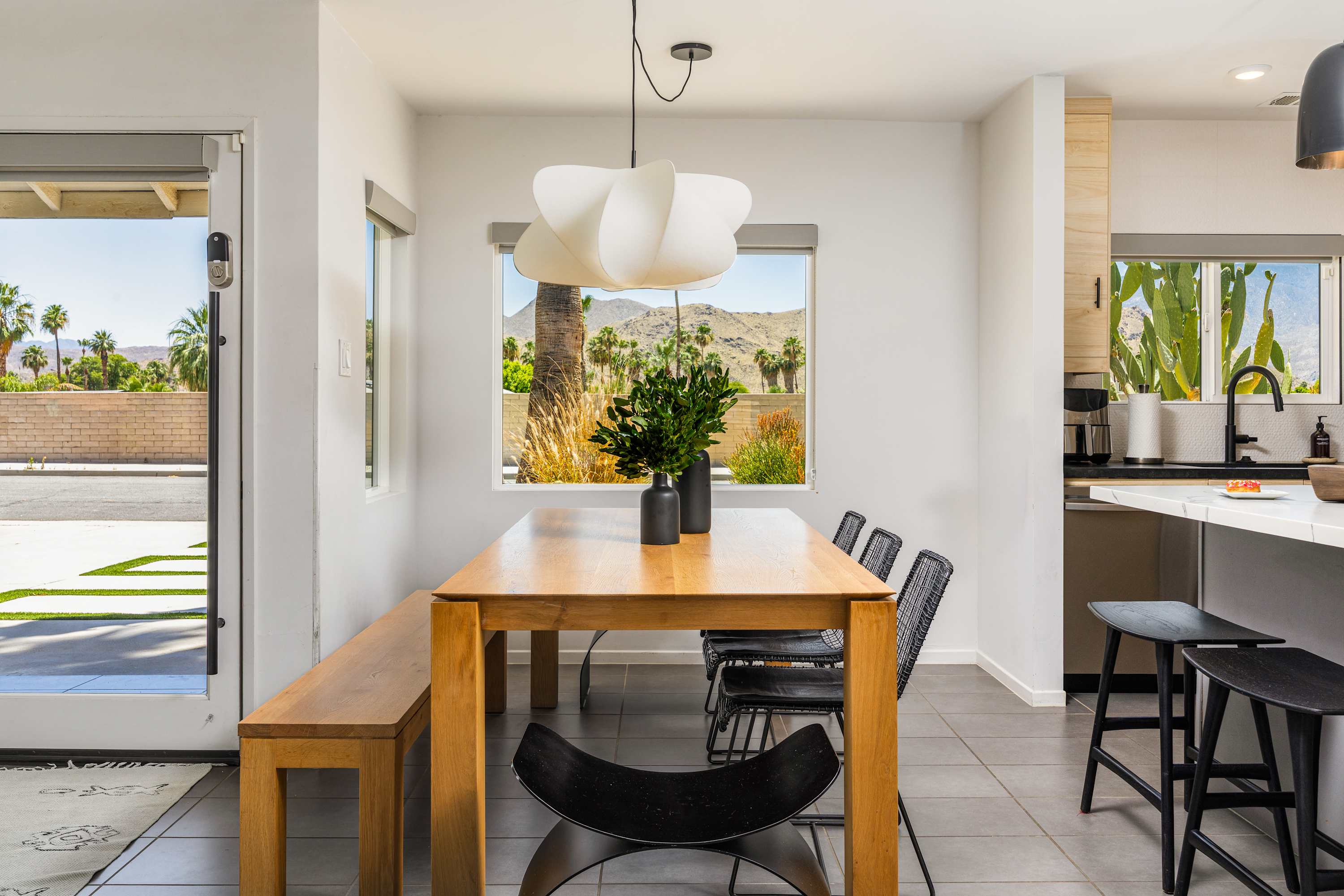 Kitchen | Desert Charmer in Palm Springs, California by Luxus Vacation Properties