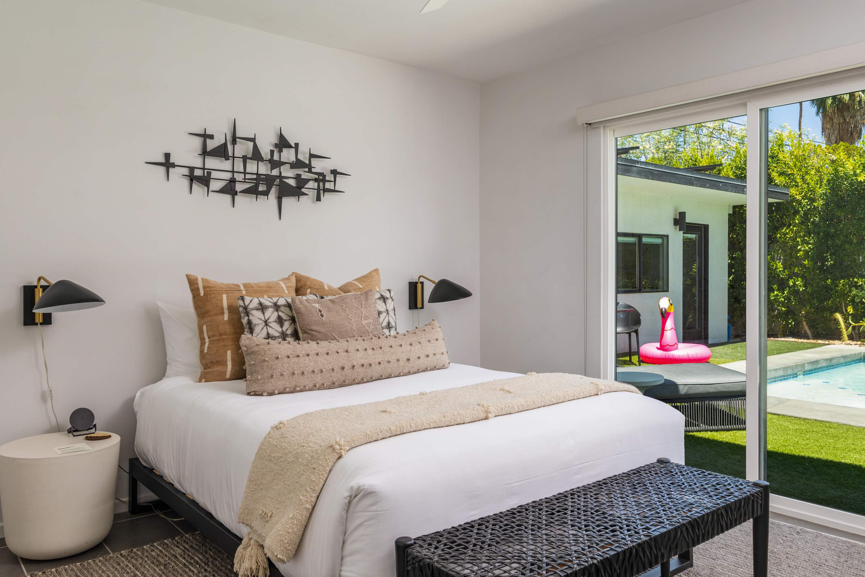 Bedroom 4 | Desert Charmer in Palm Springs, California by Luxus Vacation Properties