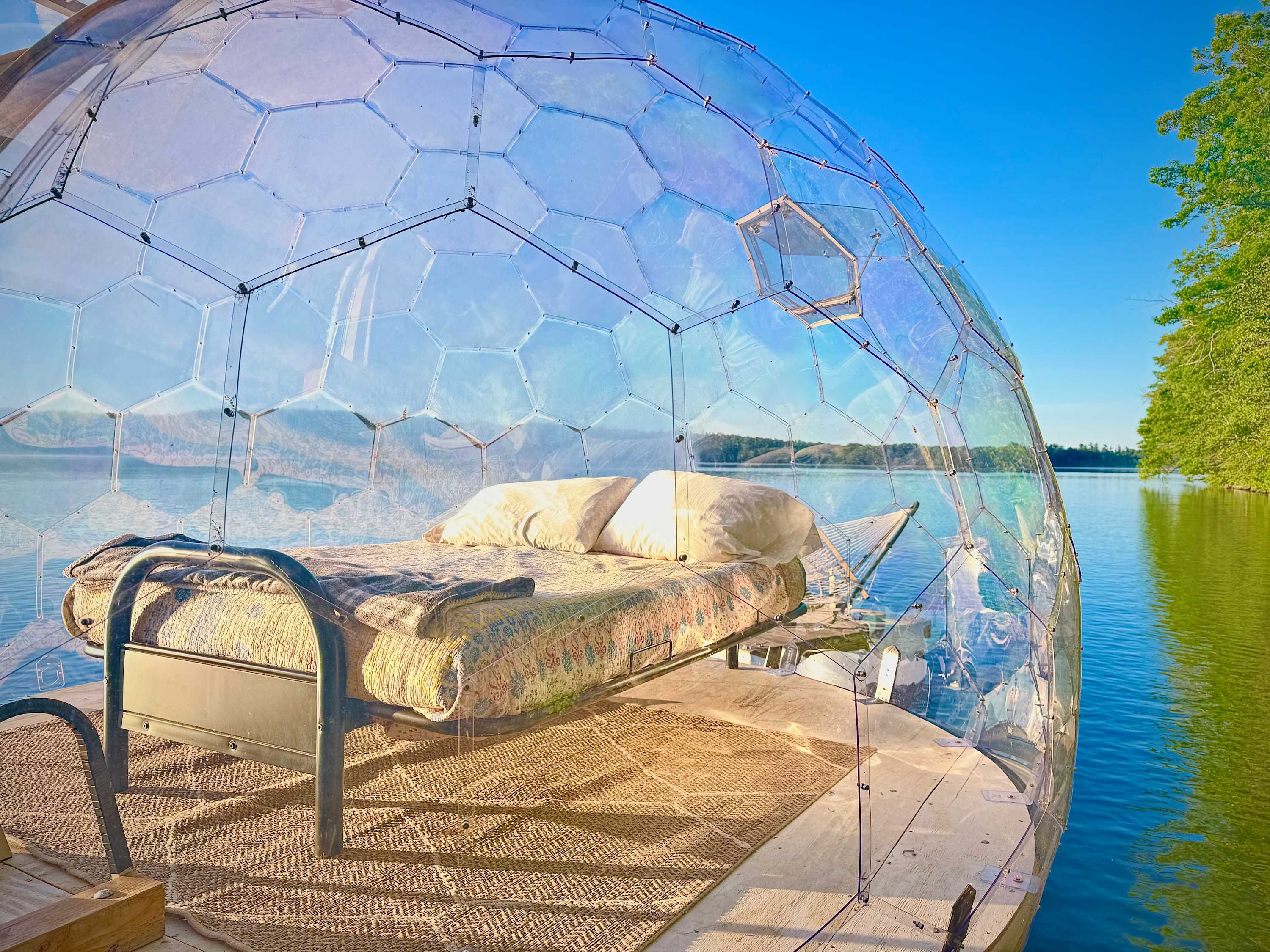 No need to get out of bed for sunrise.