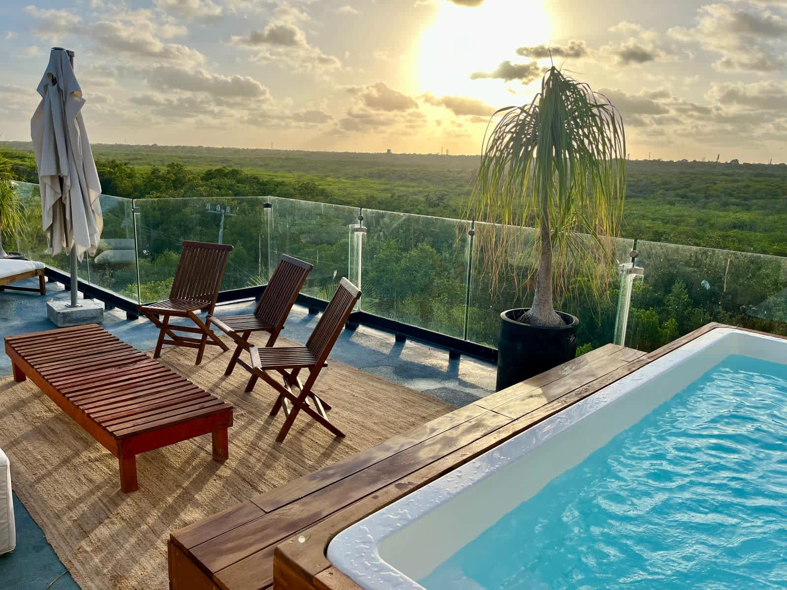 Private rooftop escape with stunning scenery