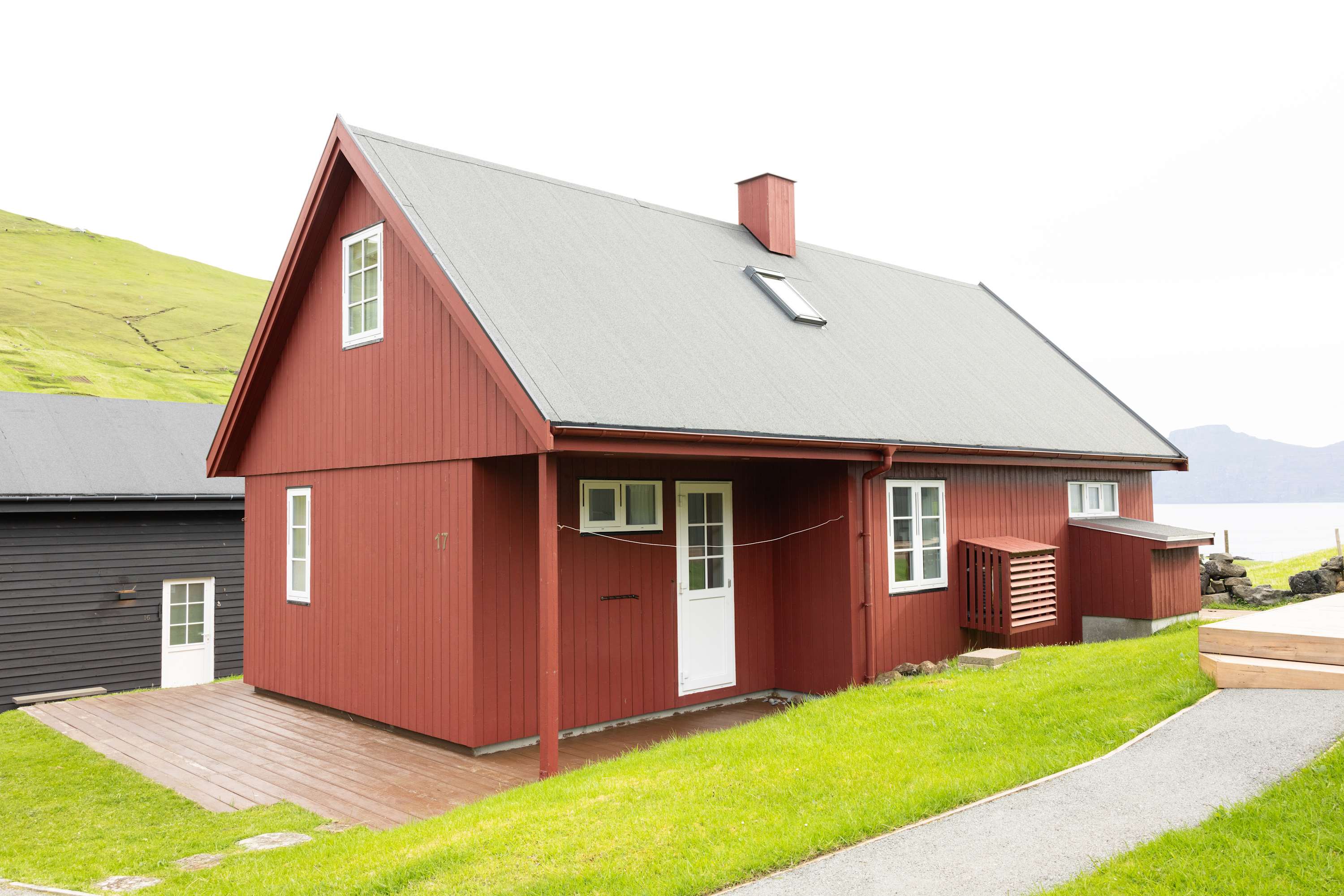 Summerhouse in Gjogv At the Edge of the Faroes