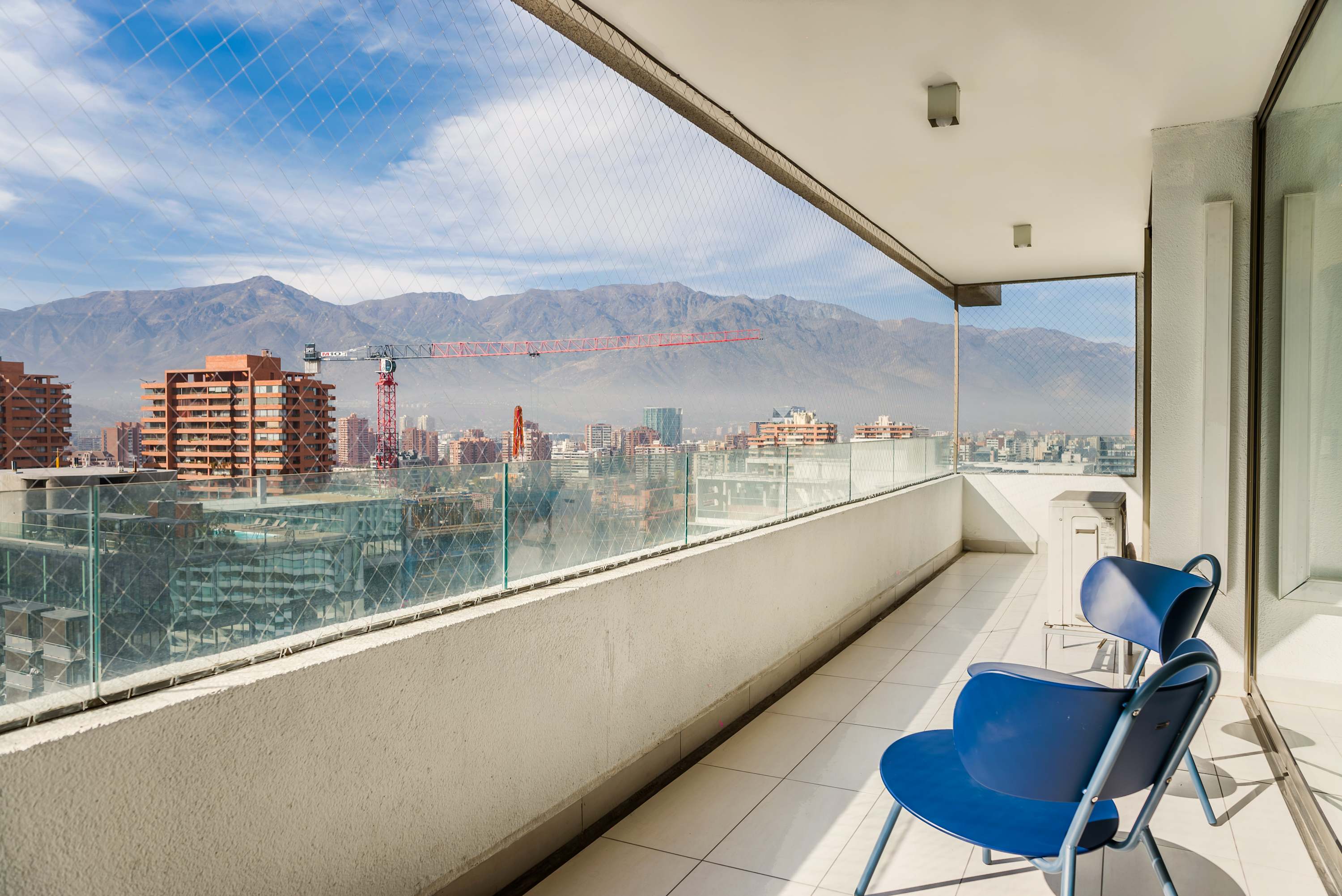 Enjoy breathtaking mountain and city views from your private balcony, perfect for relaxing with a morning coffee or evening drink.