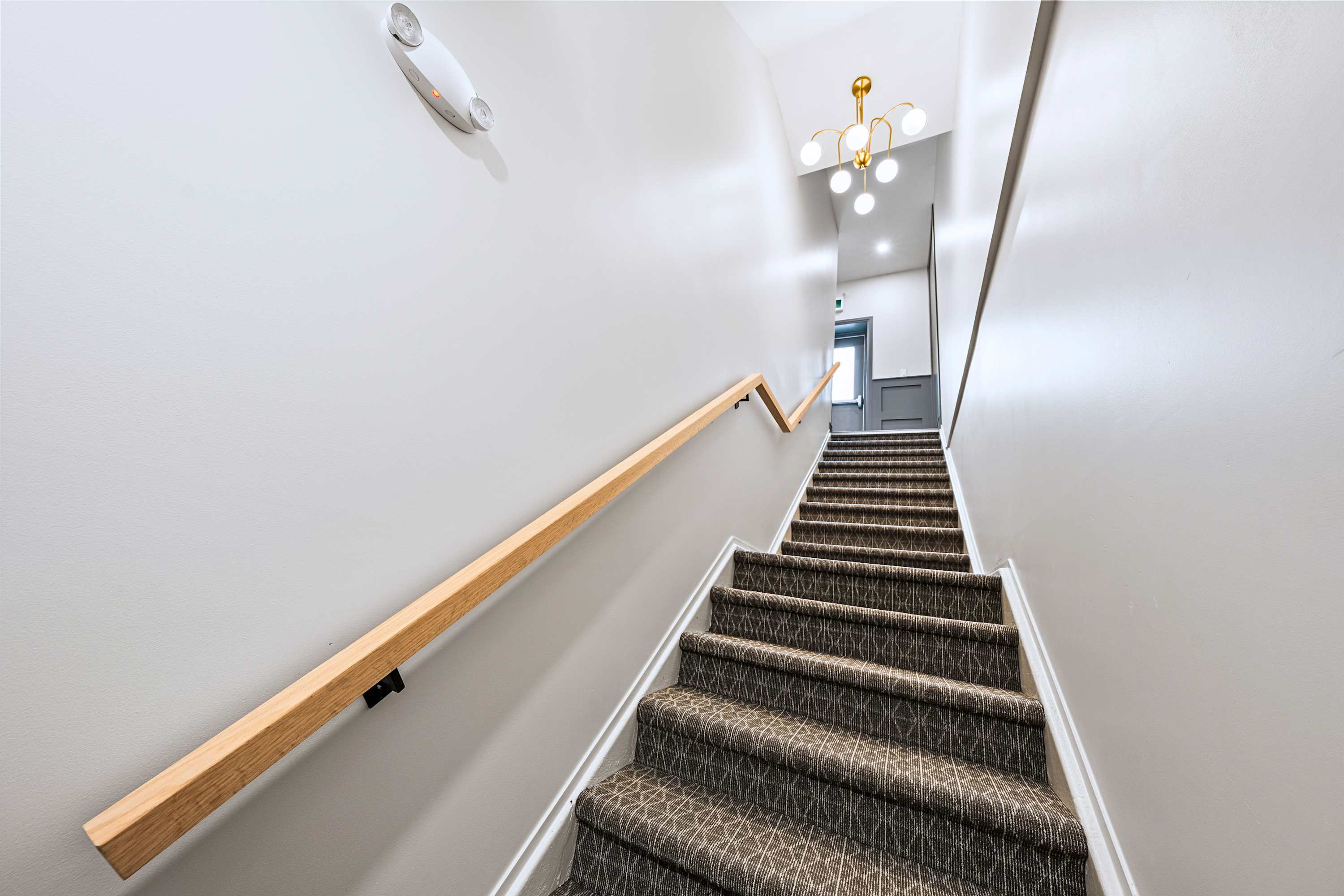 Step up effortlessly into a more private and restful part of your stay