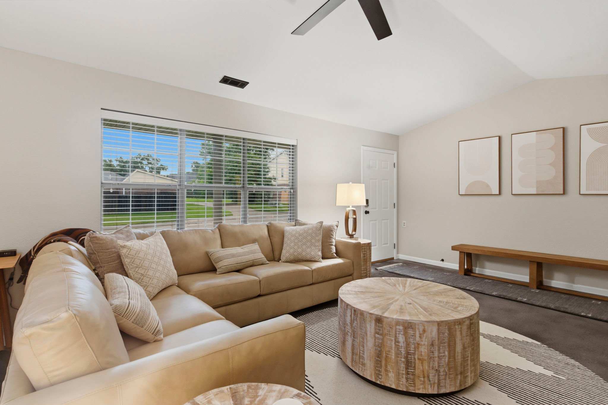 Living Room with Large Sectional