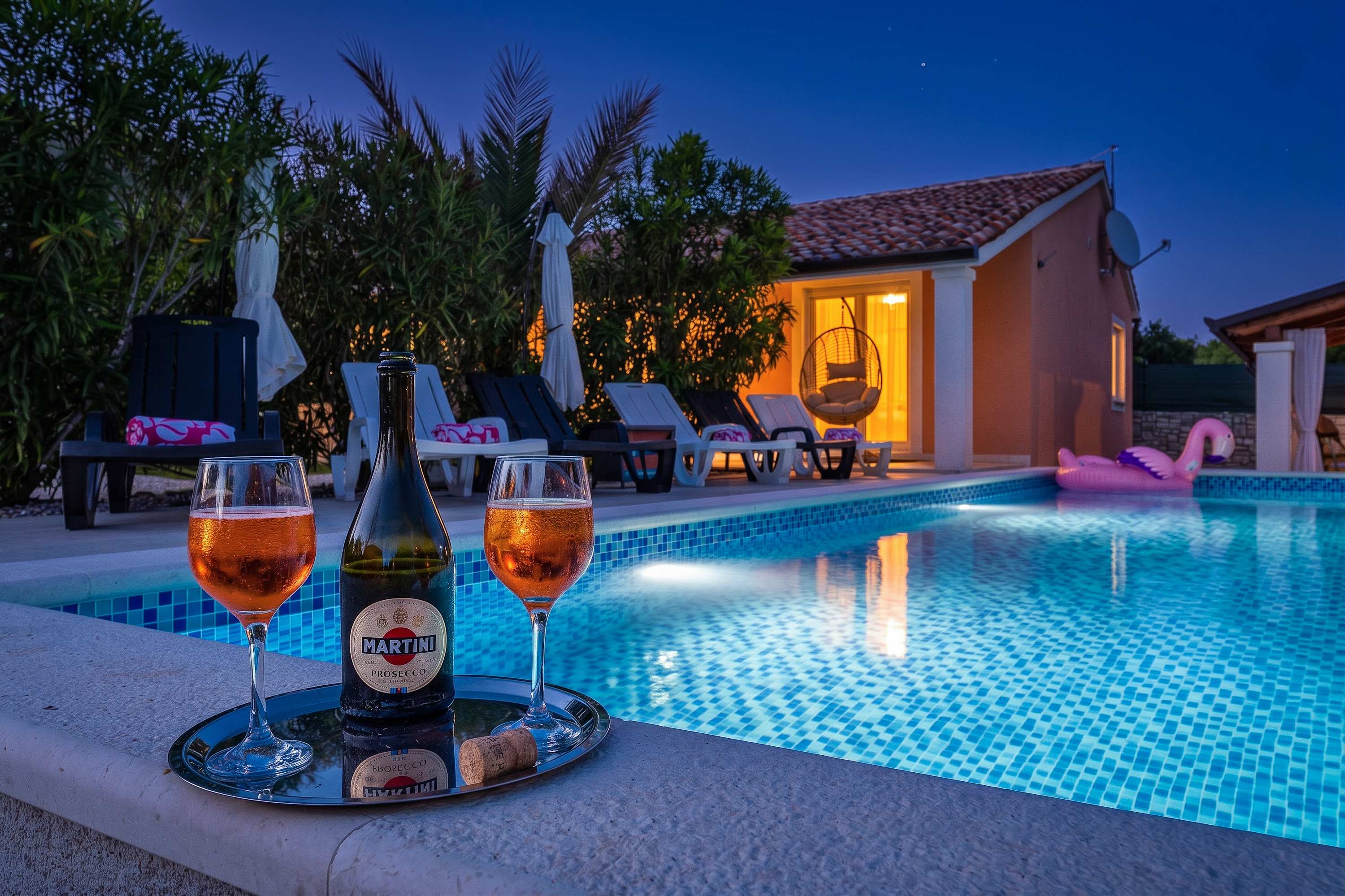 Holiday House Nives with pool and playground