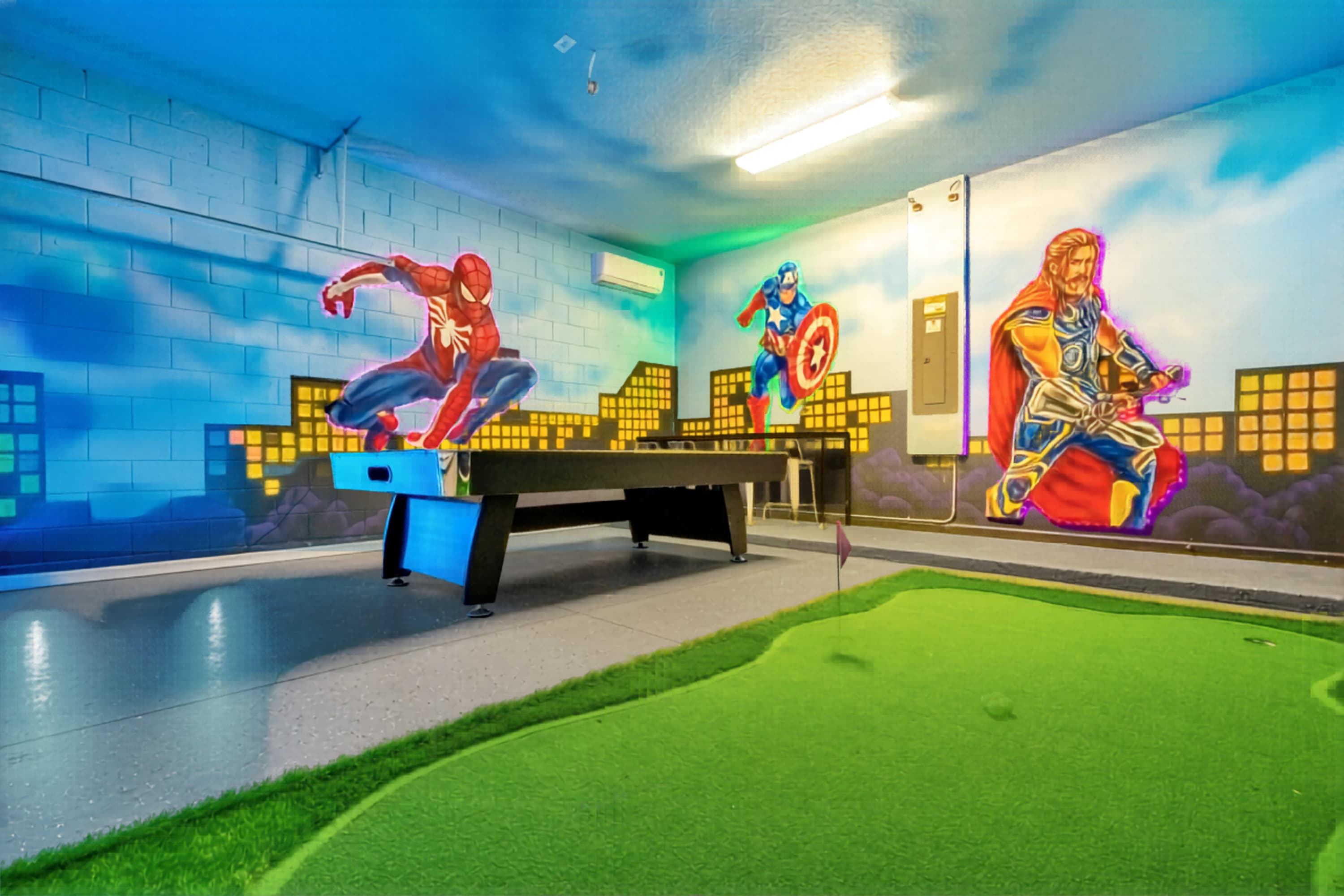 Upstay Themed Family Home w Pool Games Room 3