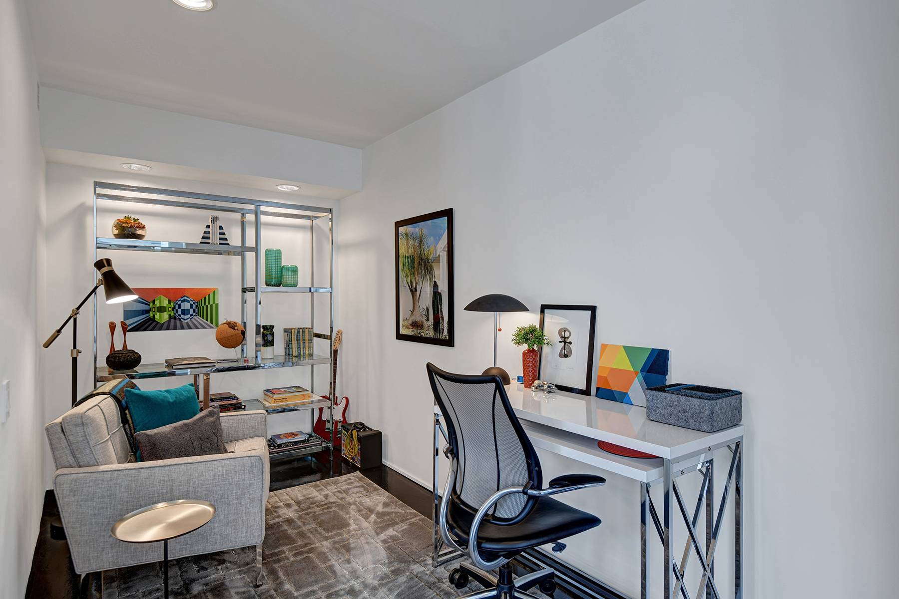 Den/Office Area | The Bond House in Palm Springs, California by Luxus Vacation Properties