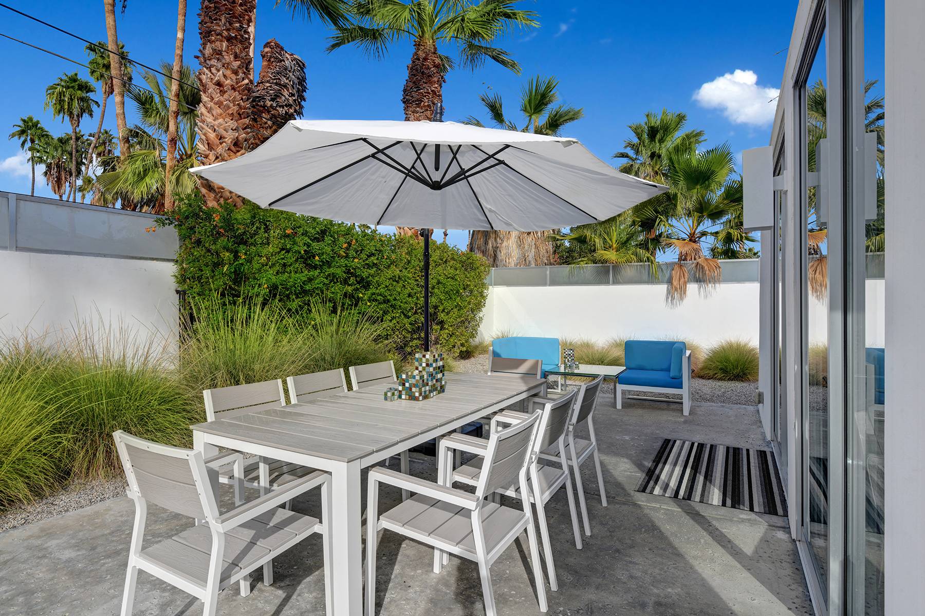 Patio | The Bond House in Palm Springs, California by Luxus Vacation Properties