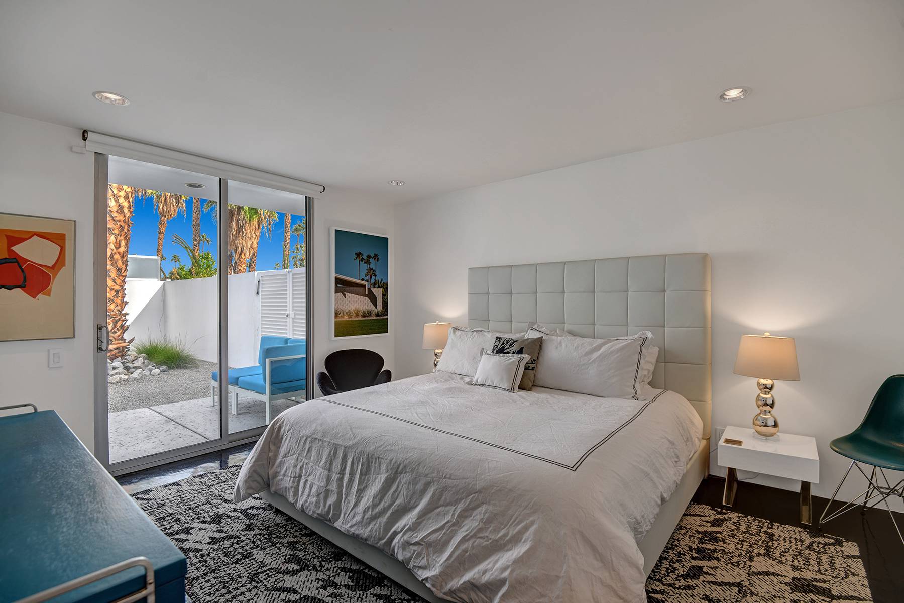 Bedroom 2 | The Bond House in Palm Springs, California by Luxus Vacation Properties