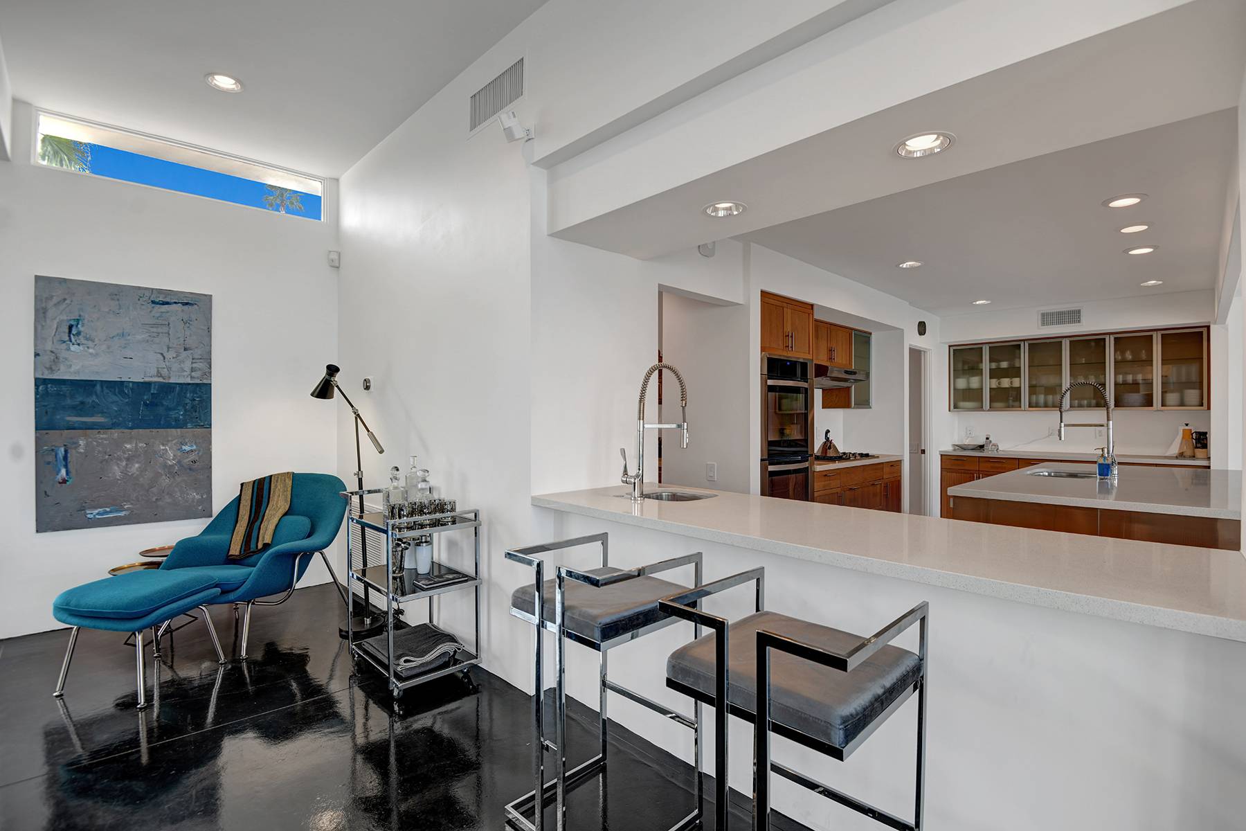 Kitchen | The Bond House in Palm Springs, California by Luxus Vacation Properties