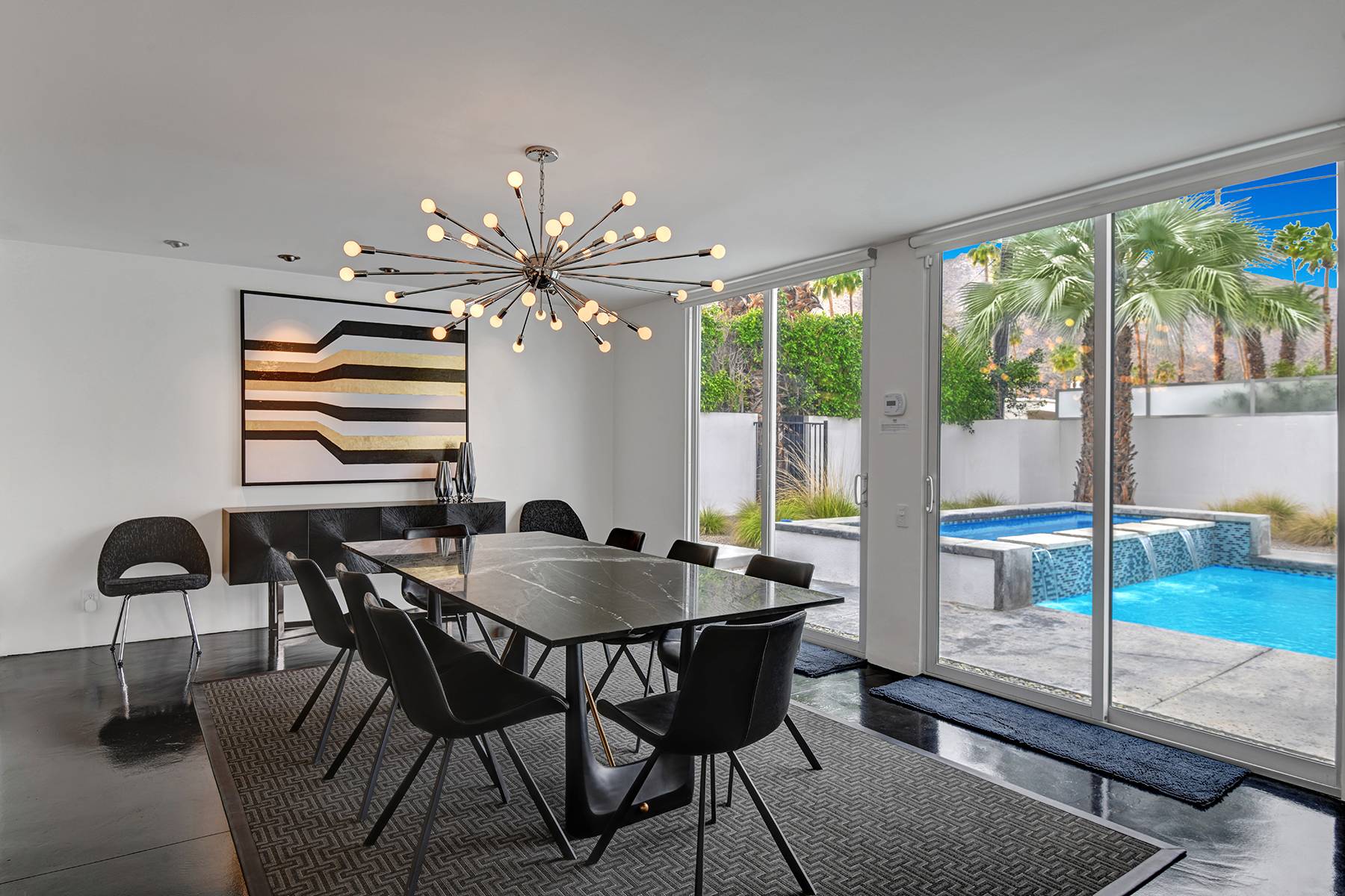 Dining Area | The Bond House in Palm Springs, California by Luxus Vacation Properties