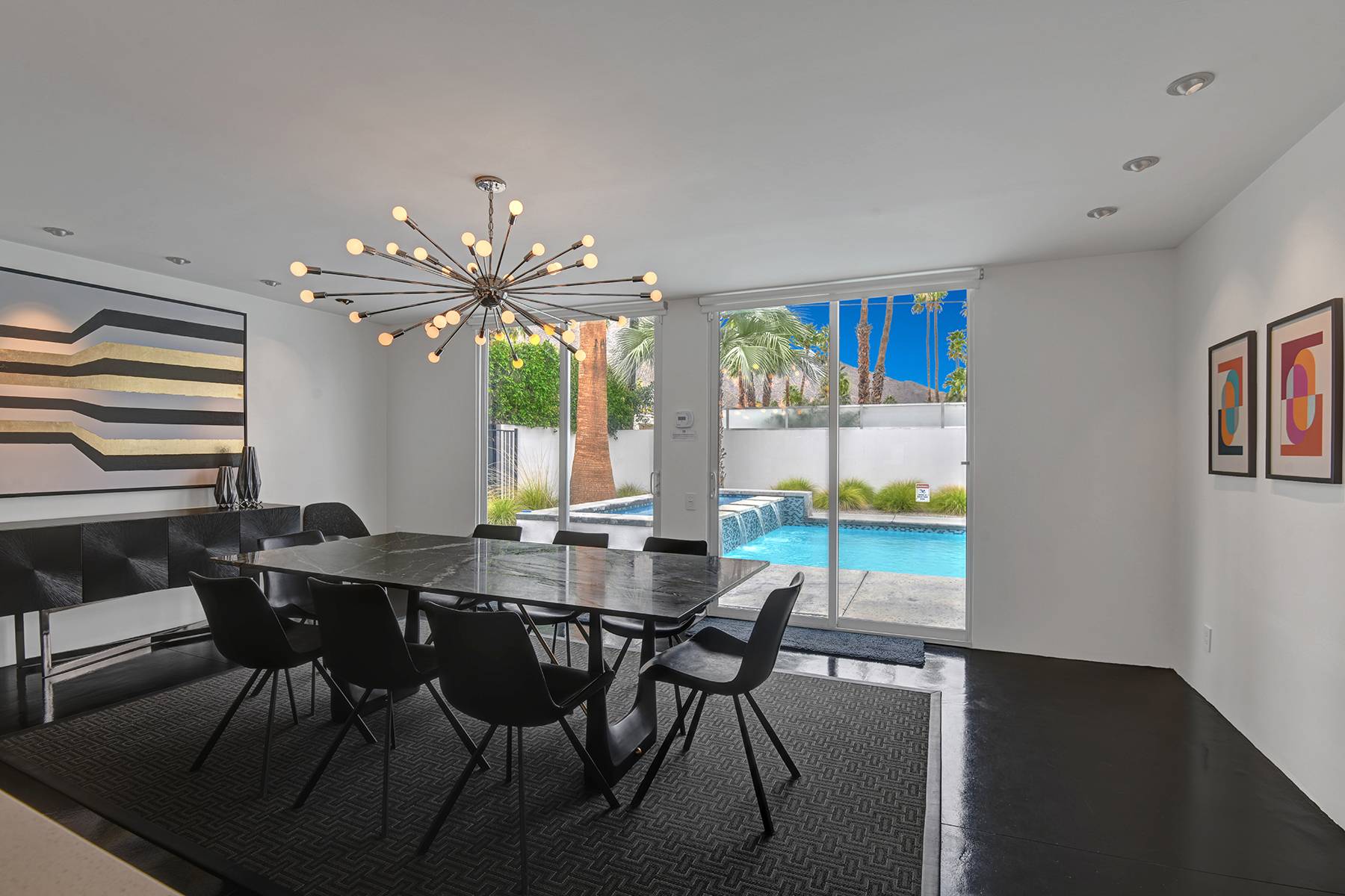 Dining Area | The Bond House in Palm Springs, California by Luxus Vacation Properties