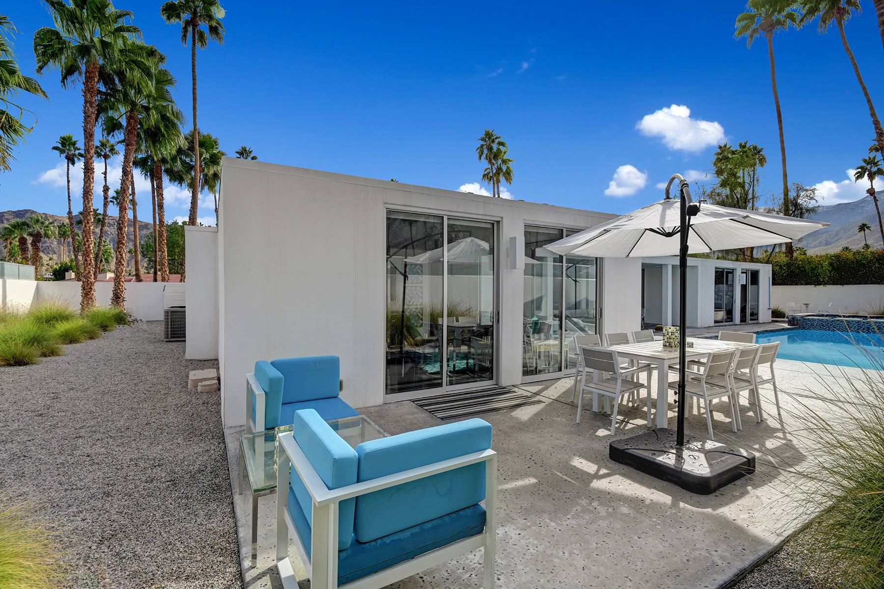 Patio | The Bond House in Palm Springs, California by Luxus Vacation Properties
