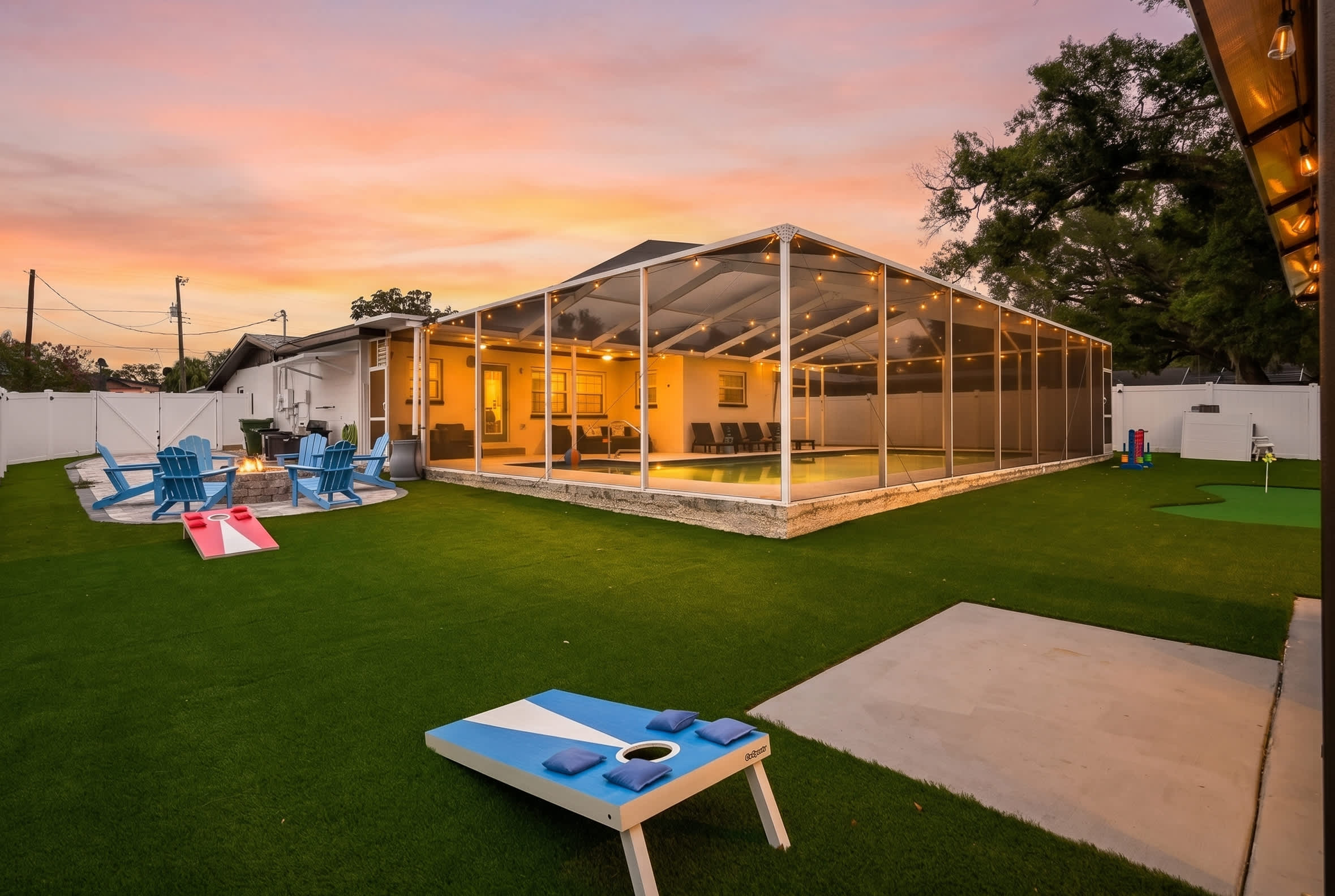 Sunny 4BR getaway with private pool