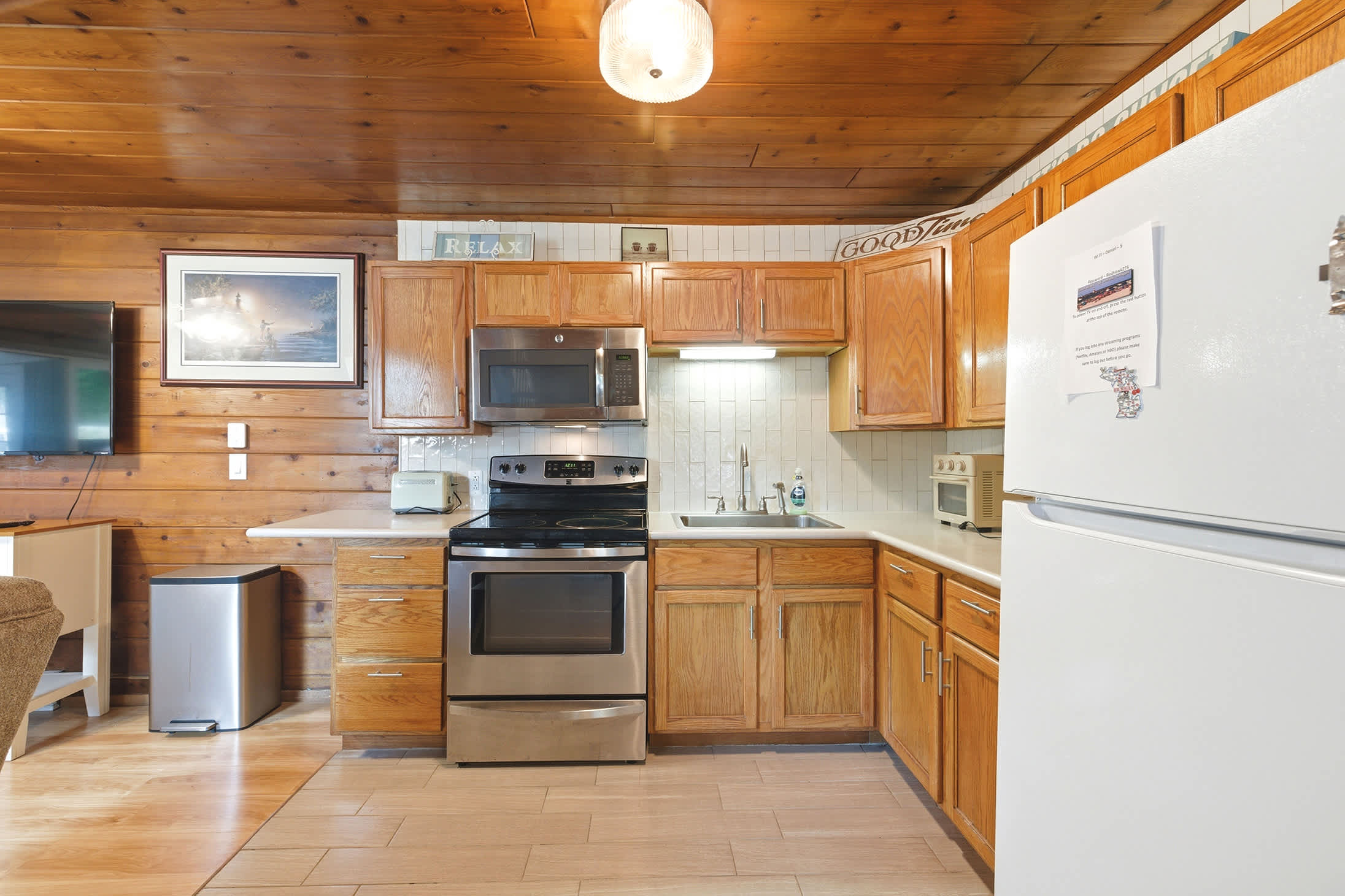 Everything needed for home-cooked meals during your Stevensville getaway.