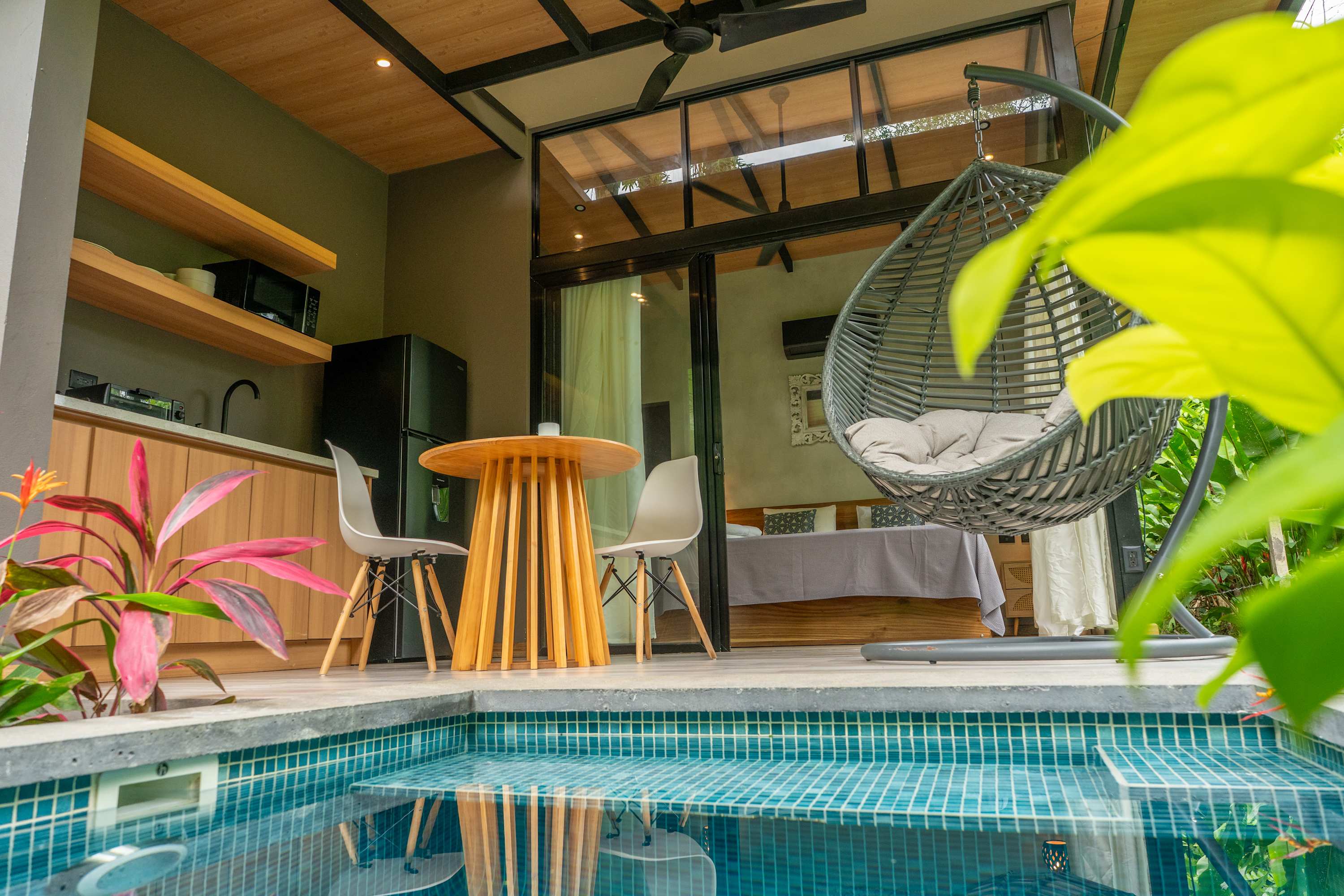 Mira Bungalow, aire acondicionado y piscina privada cerca de Arrecife