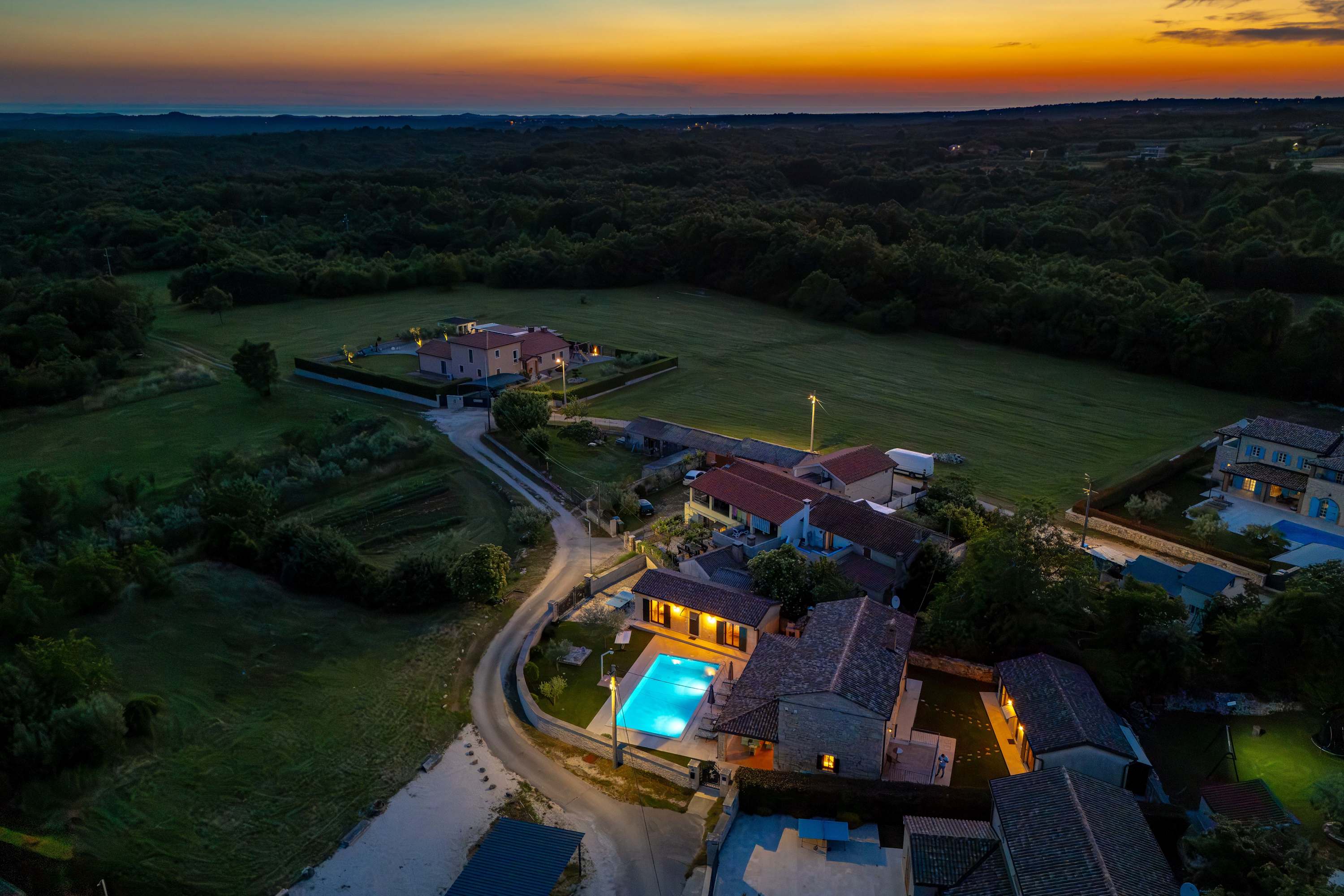 Countryside Villa "Romina" with private heated pool