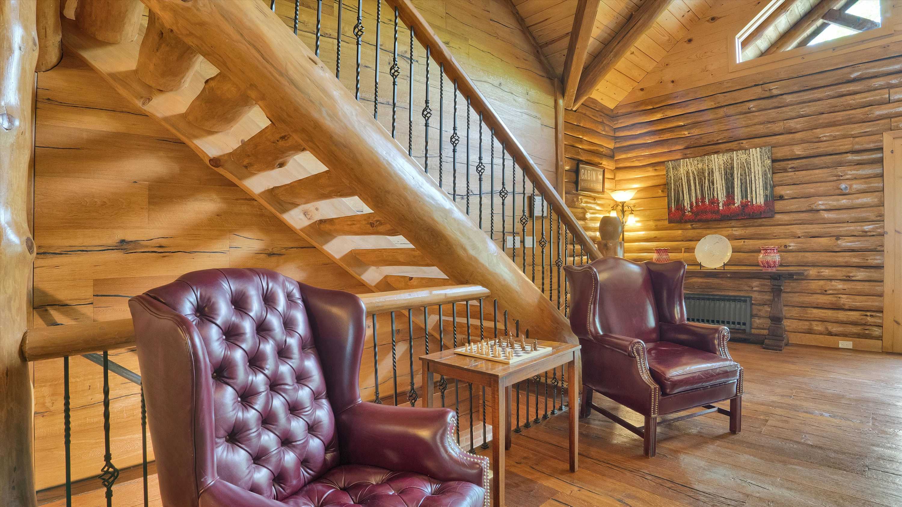 Luxury Log Cabin on 5 Acres | Hot Tub | Firepit