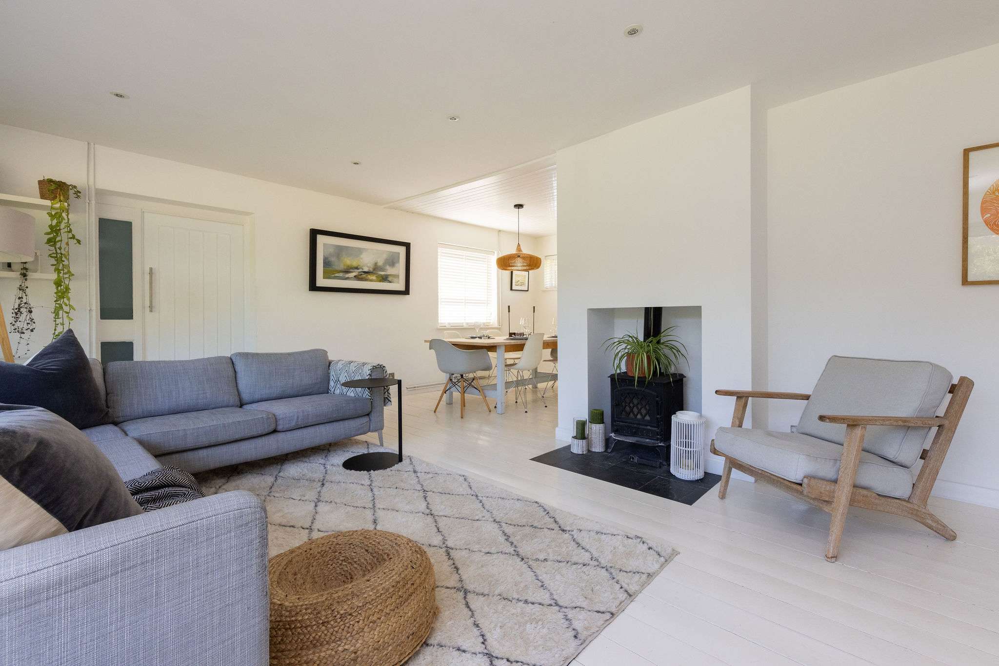 Bright open-plan living with space to unwind together