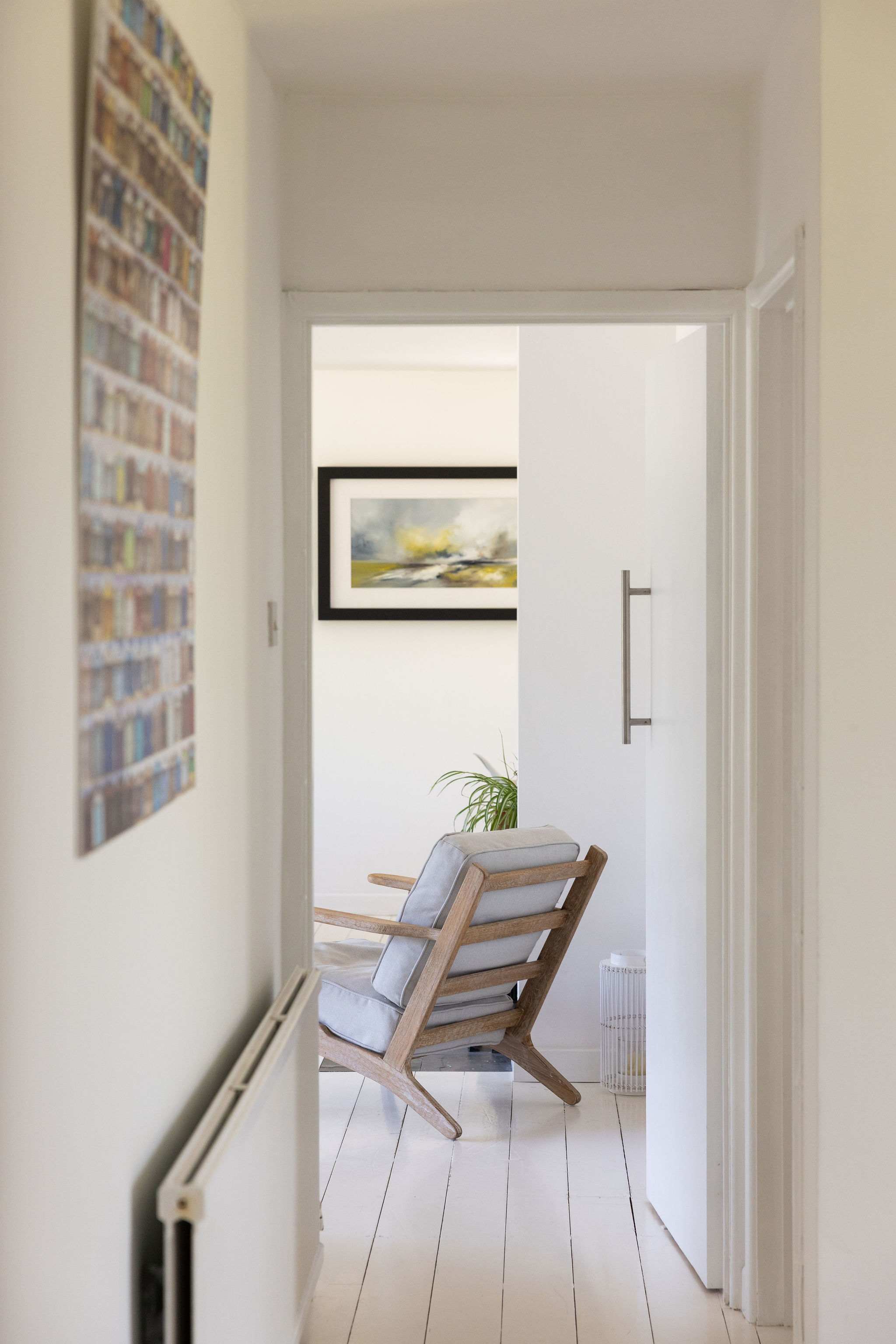 A calm first glimpse into the bright Scandi-inspired interiors