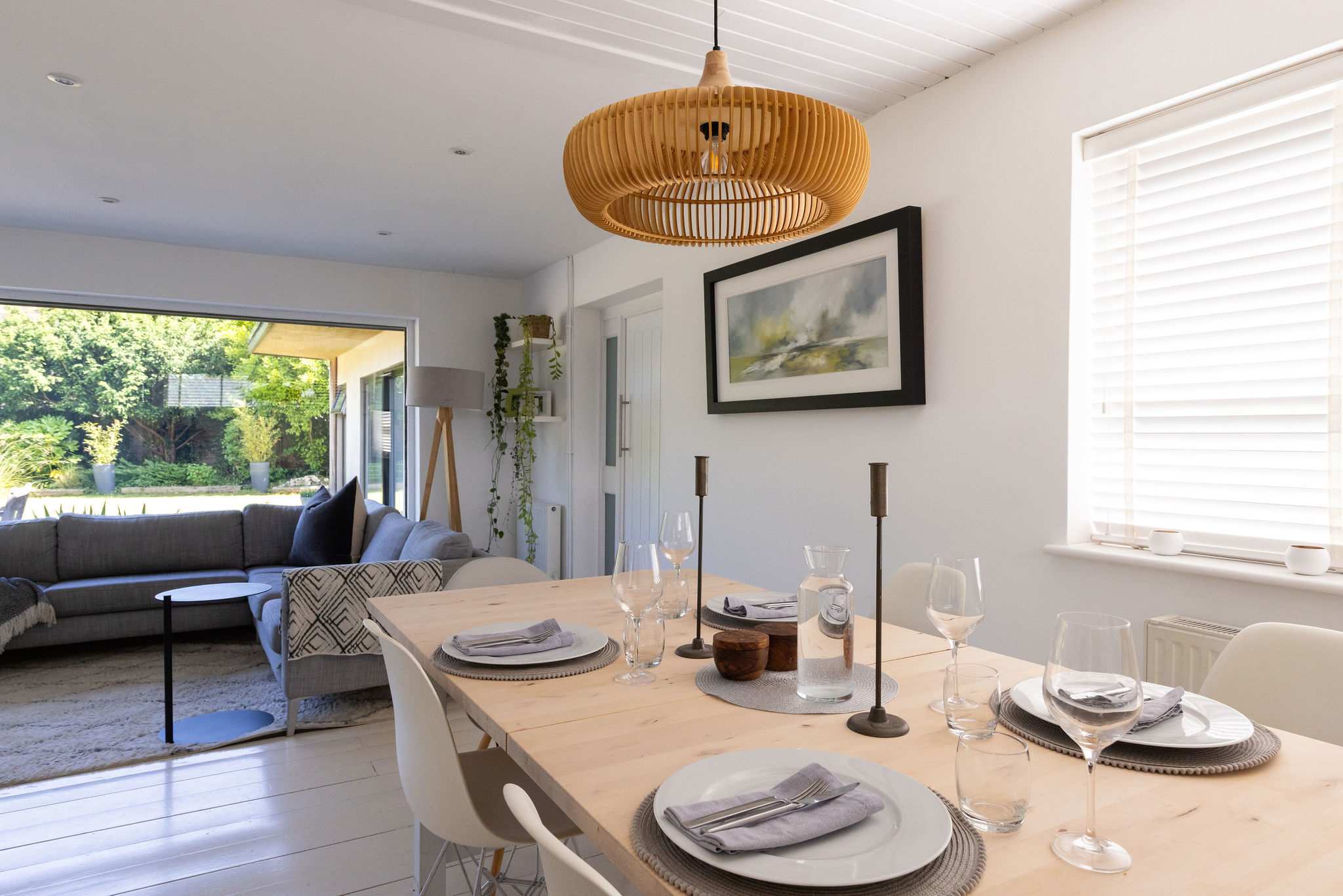 Open-plan living designed for sociable stays