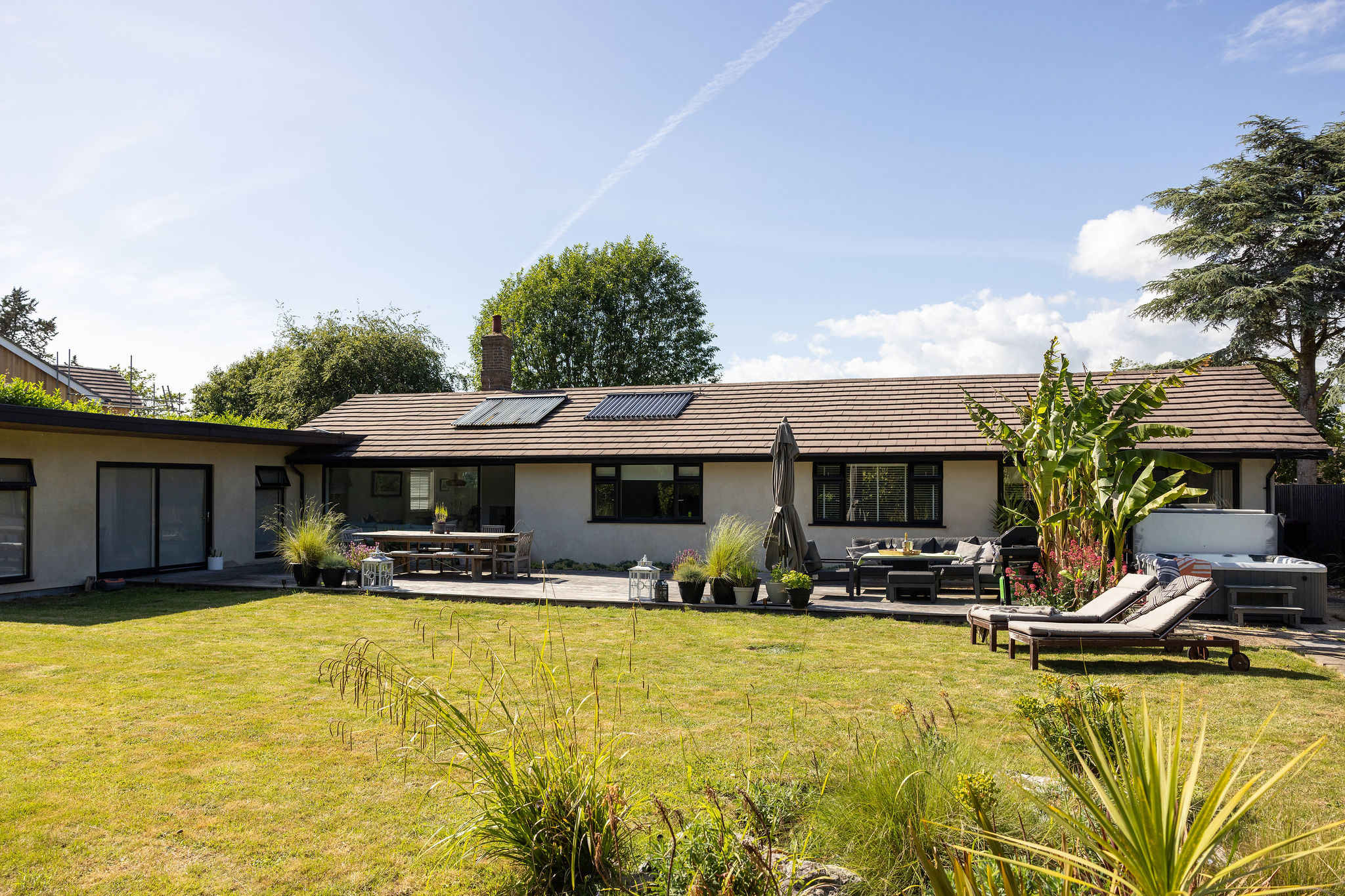 Step outside to a spacious private garden