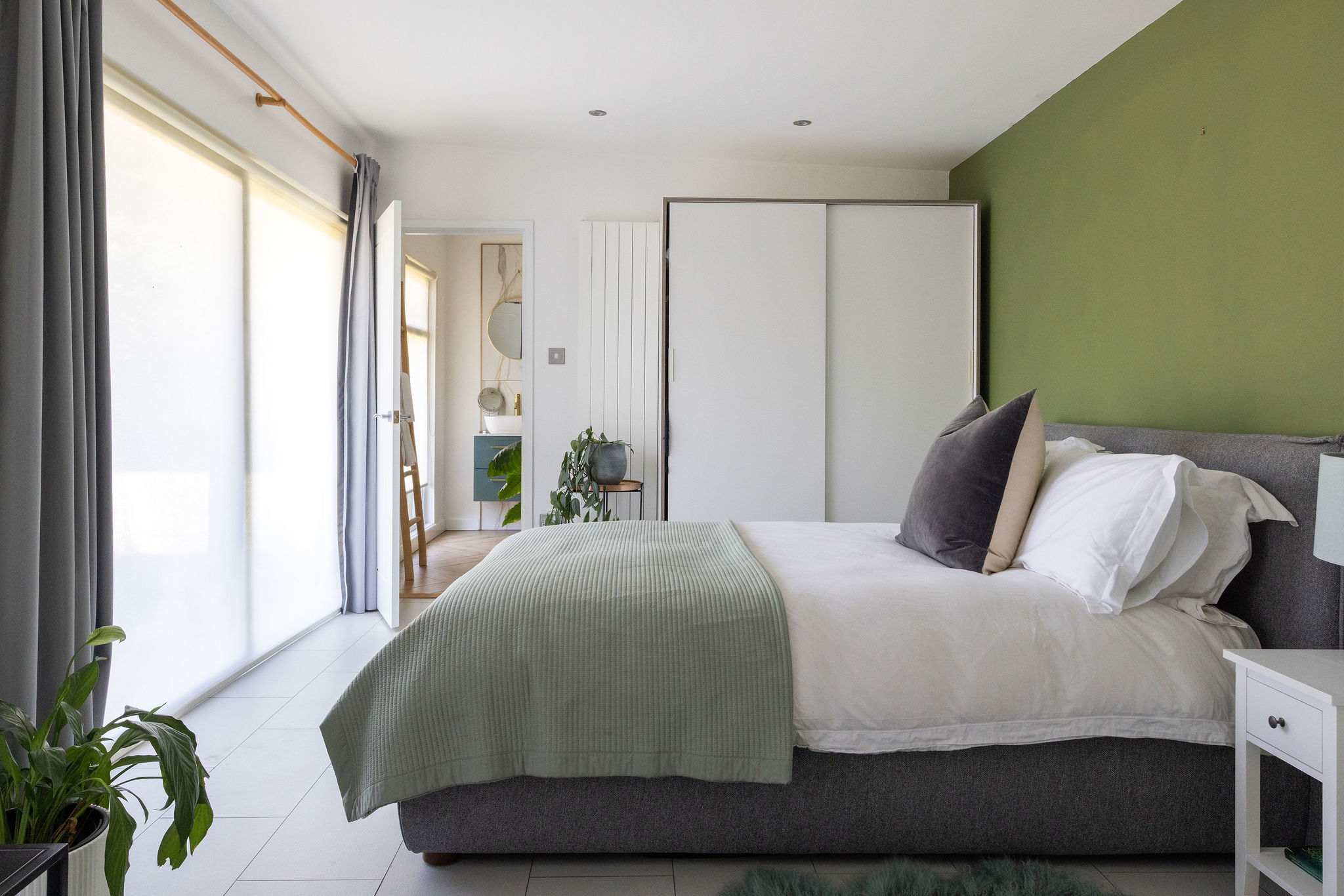 Soft tones and peaceful styling for restful nights