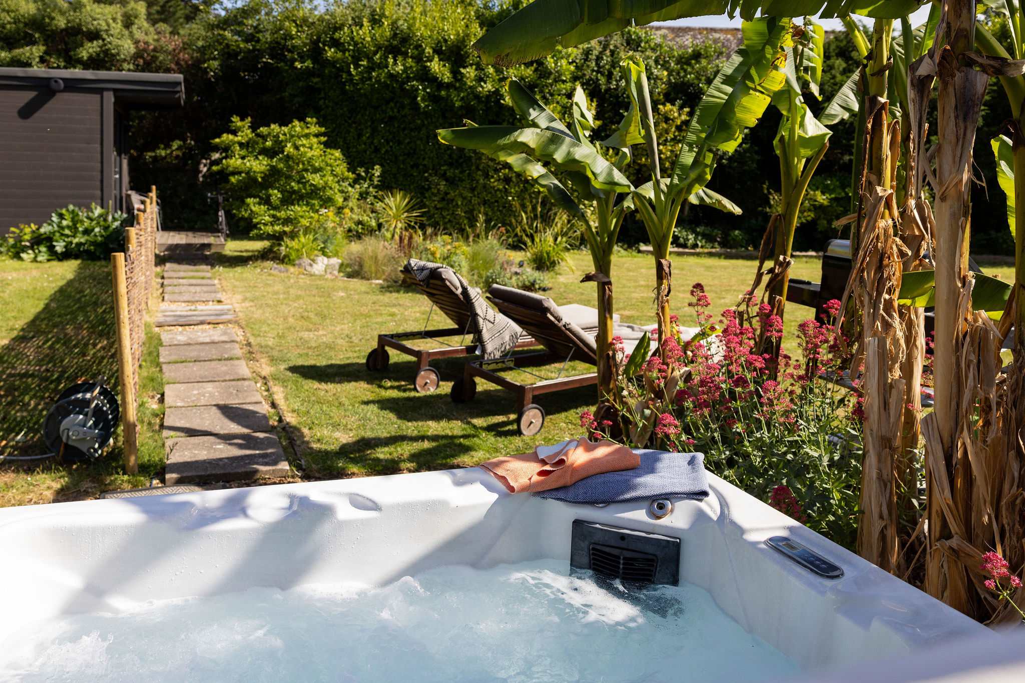 Relax, soak and enjoy the garden at your own pace
