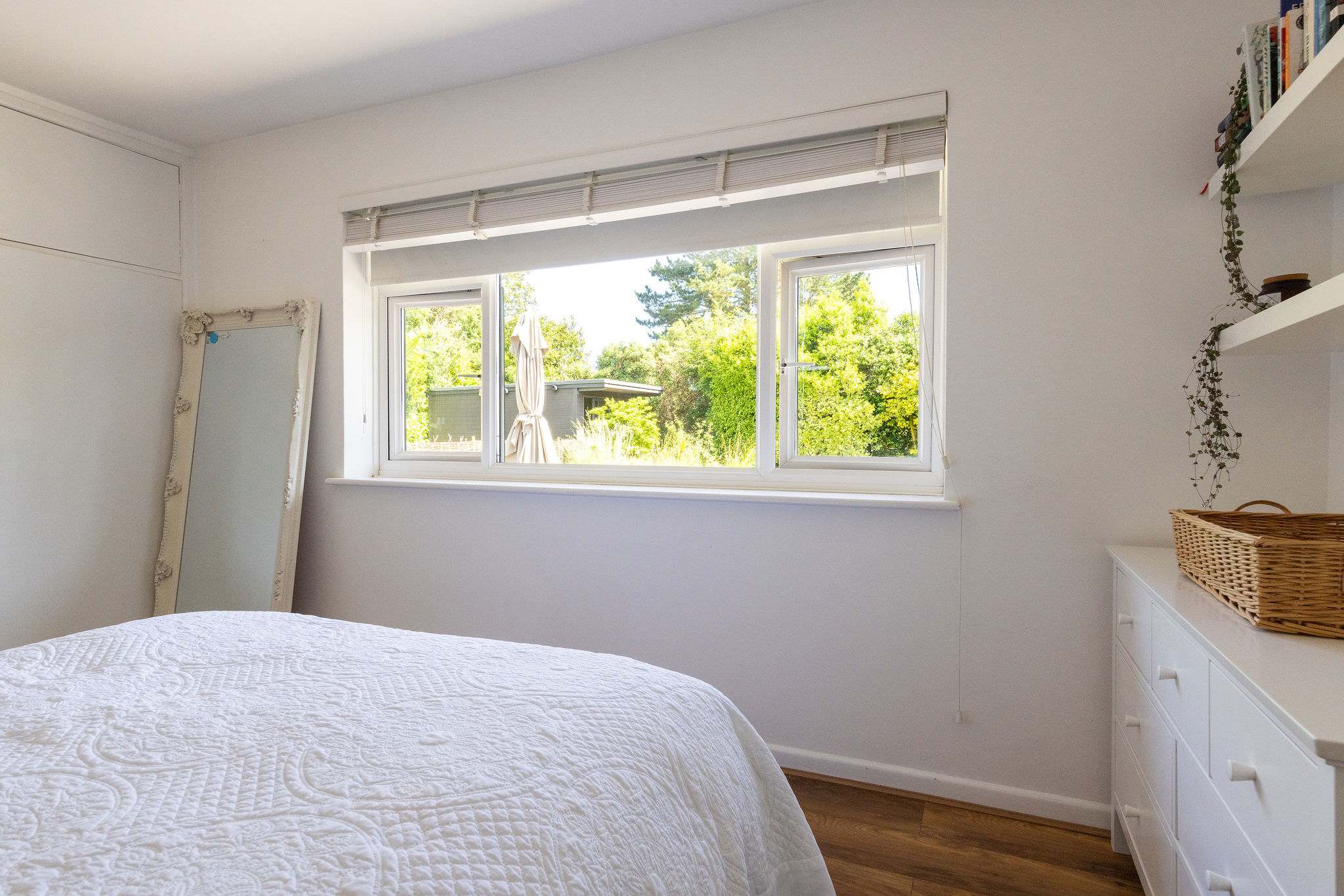 Wake up to garden views and gentle natural light