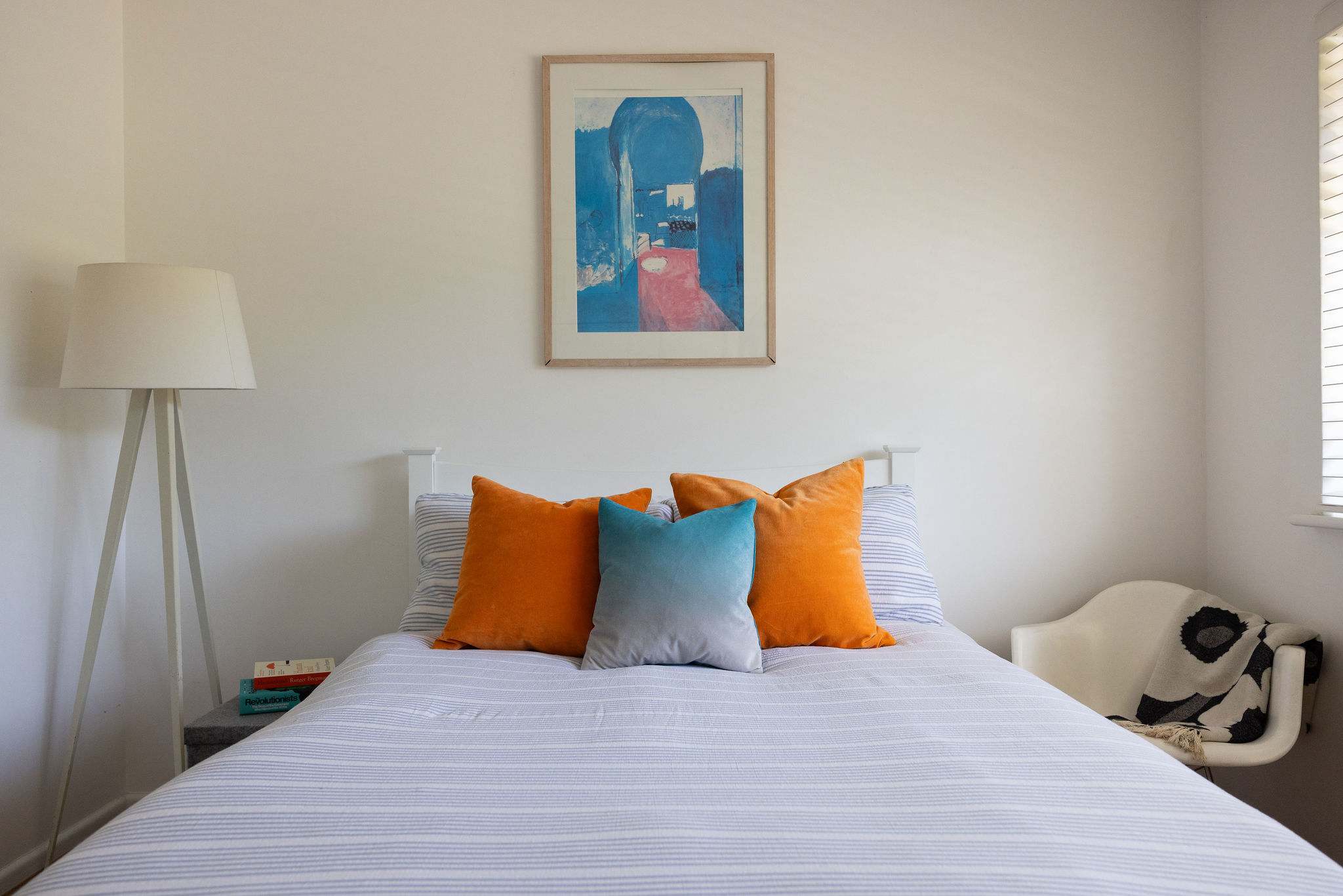 A bright, comfortable room for slow mornings and restful nights